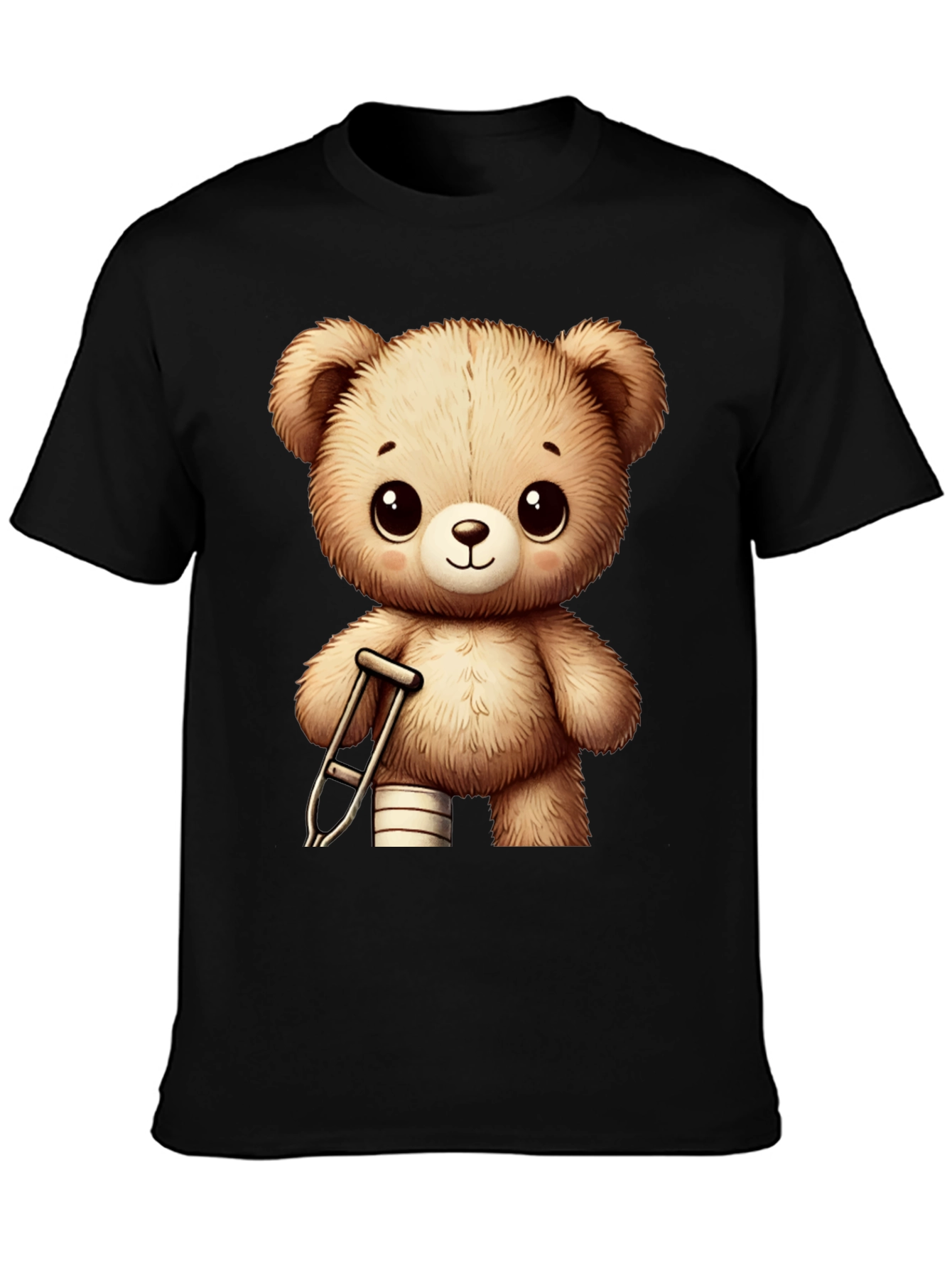 Teddy Bear Graphic T-Shirt - Get Well Soon!
