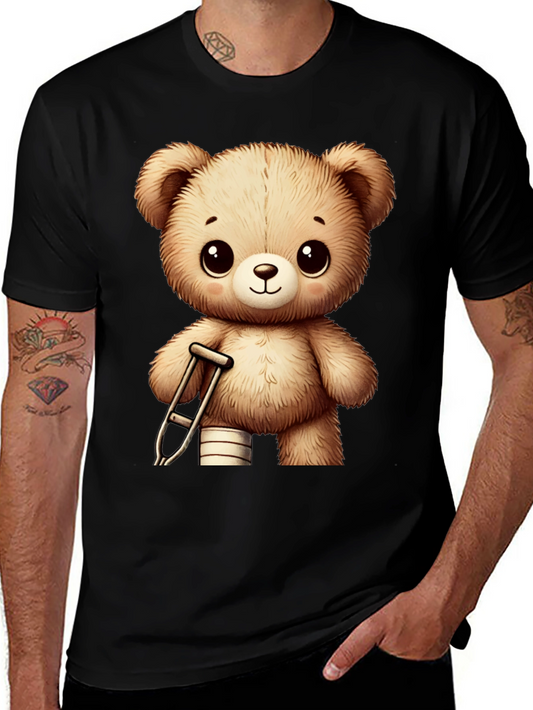 Teddy Bear Graphic T-Shirt - Get Well Soon!