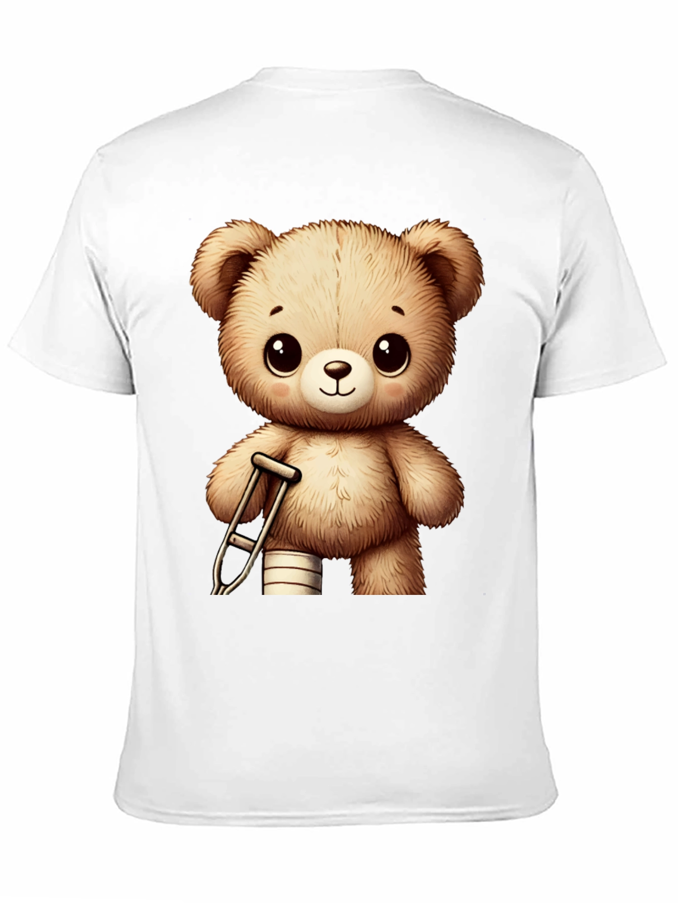 Teddy Bear Graphic T-Shirt - Get Well Soon!