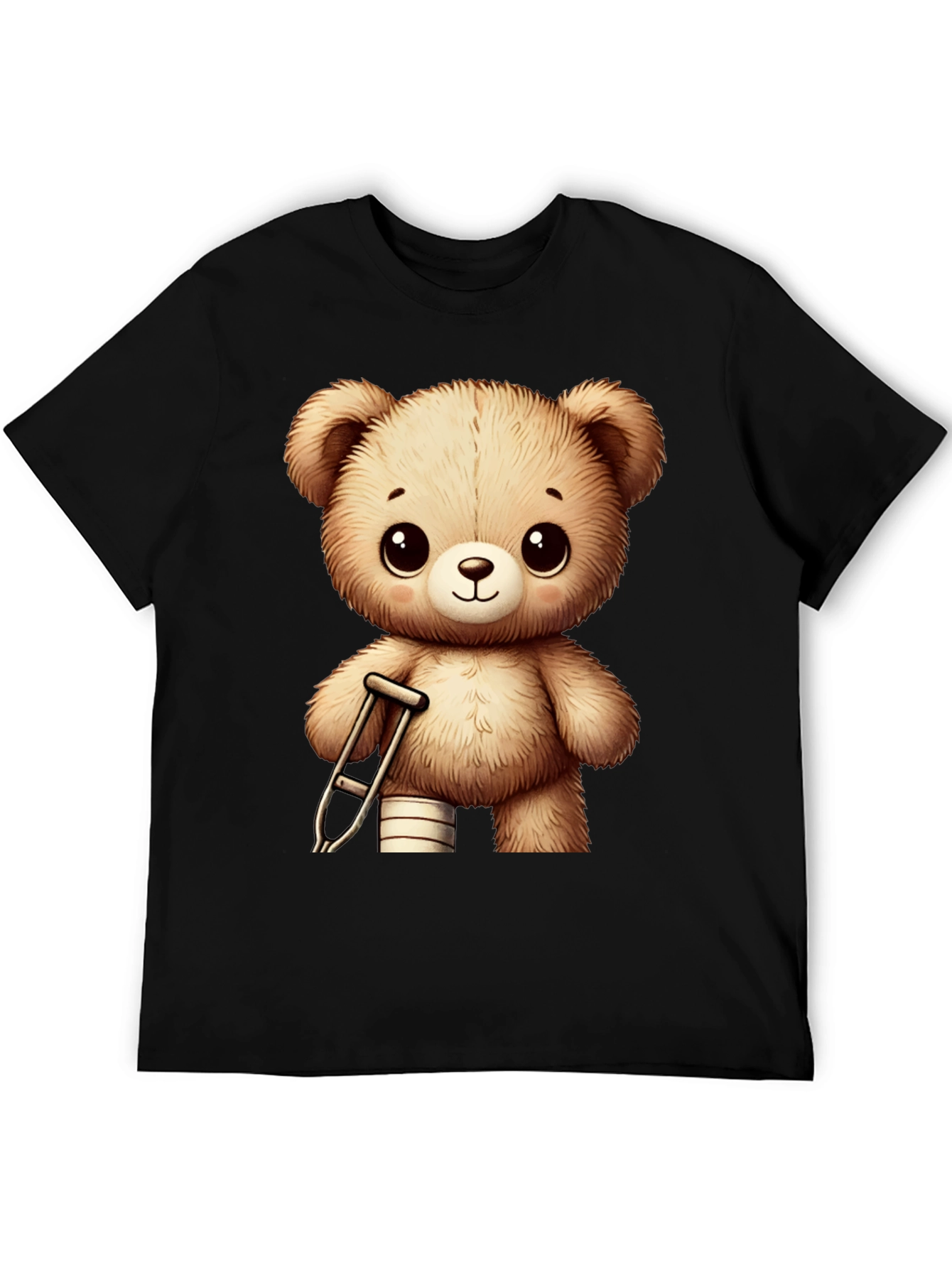 Teddy Bear Graphic T-Shirt - Get Well Soon!