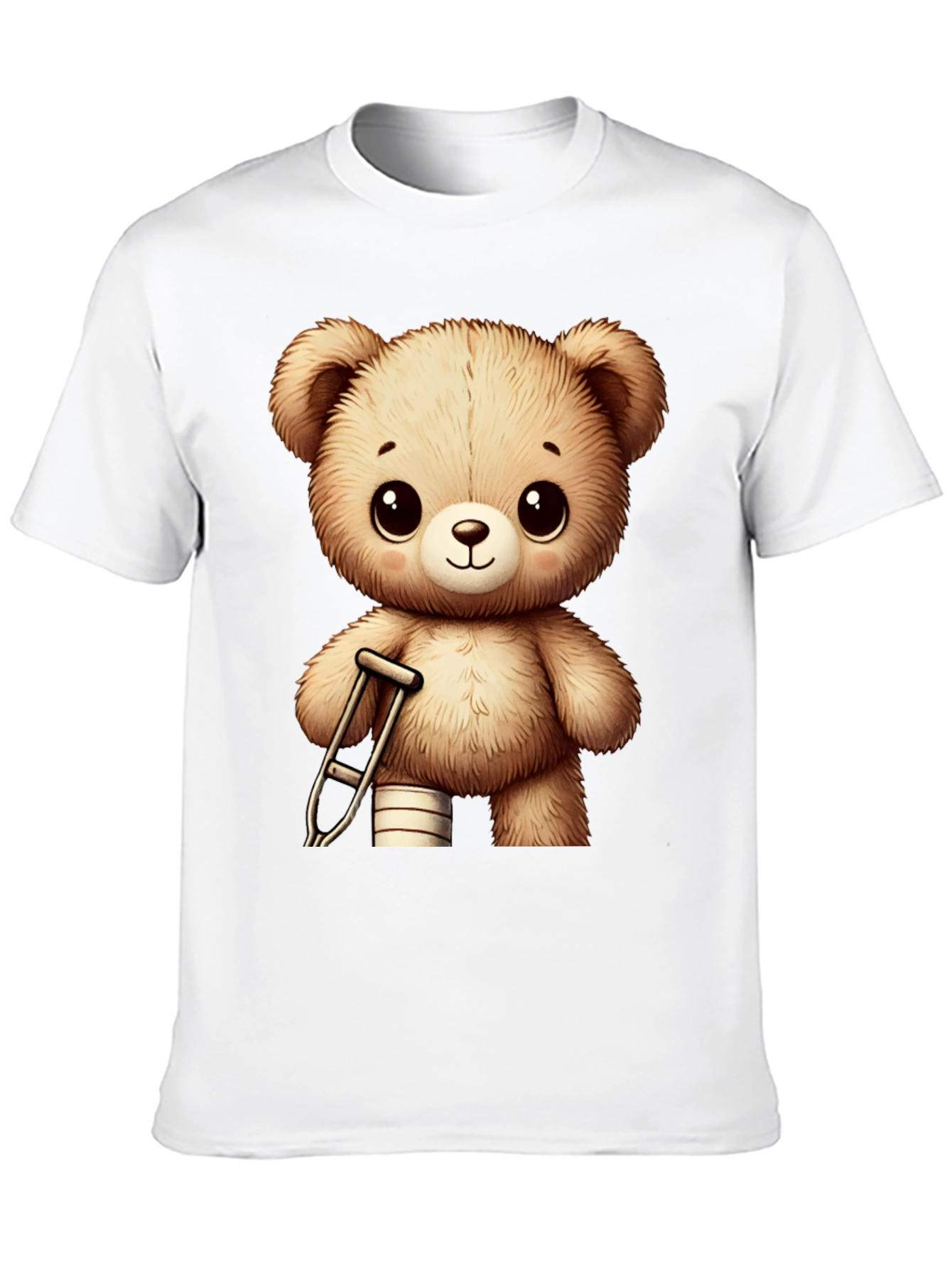 Teddy Bear Graphic T-Shirt - Get Well Soon!