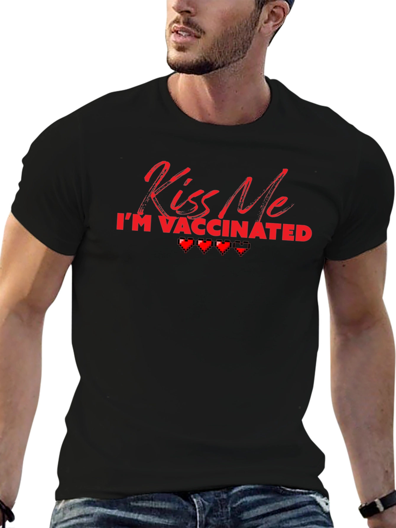 Kiss Me Im Vaccinated T-Shirt
