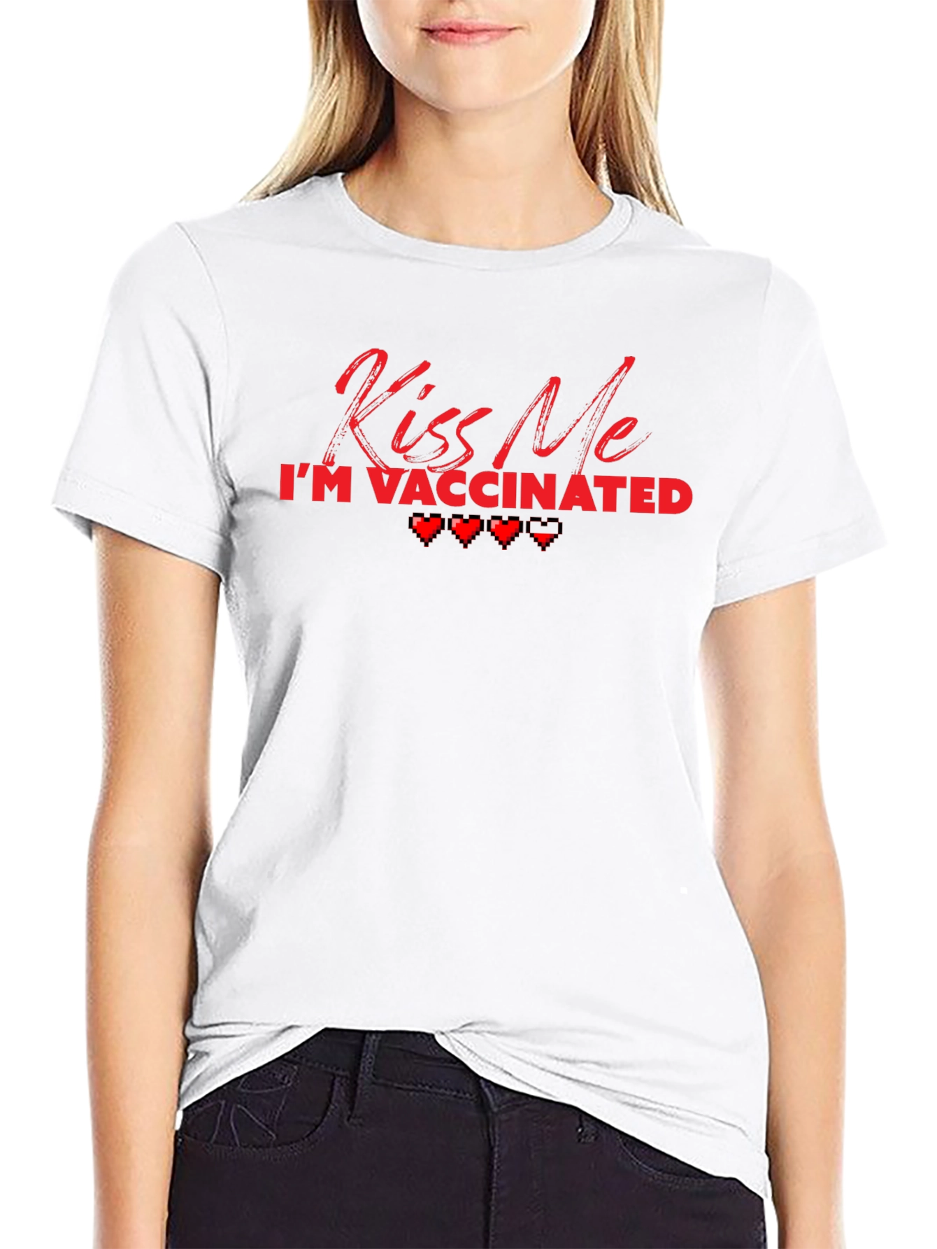 Kiss Me Im Vaccinated T-Shirt