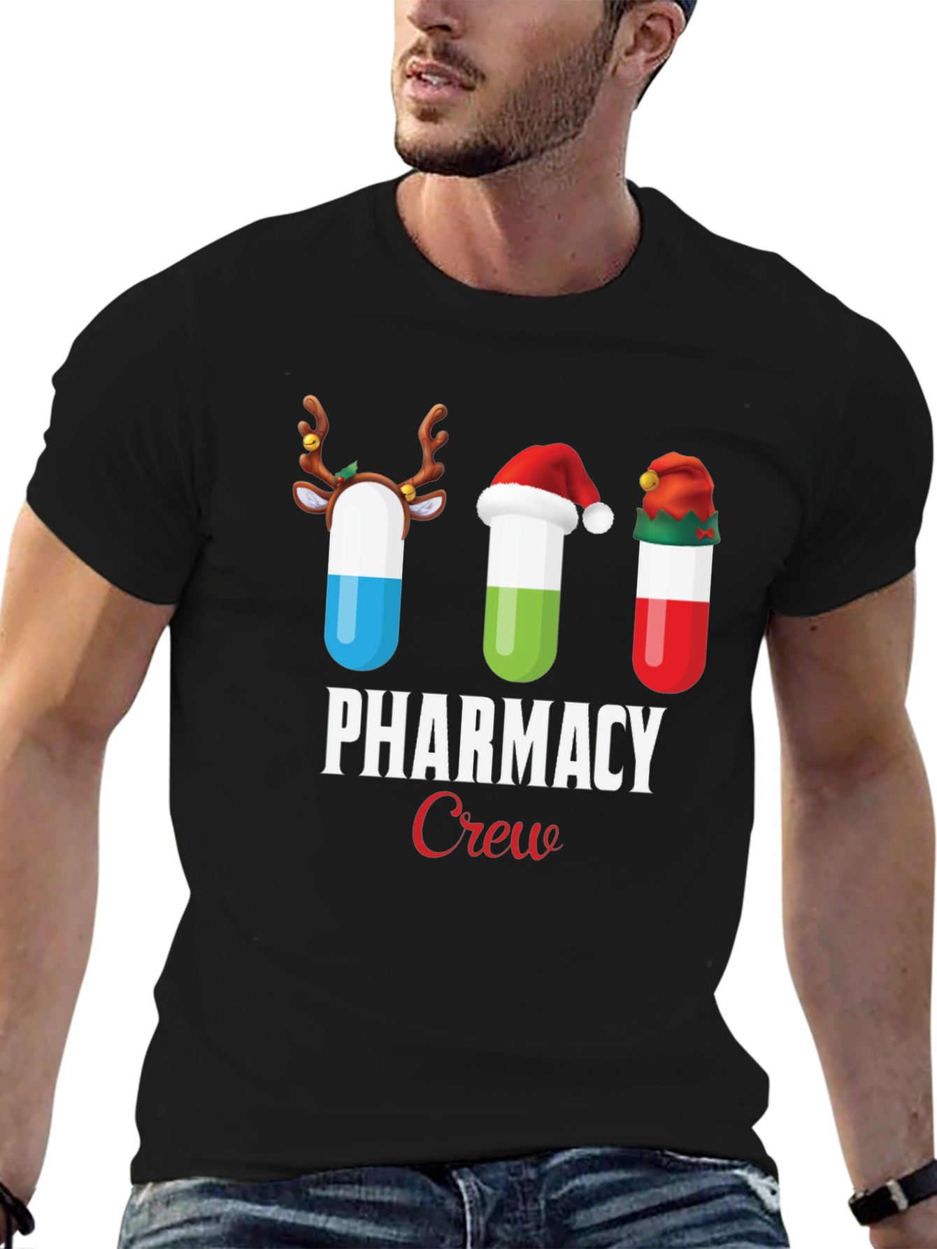 Pharmacy Crew Christmas T-Shirt