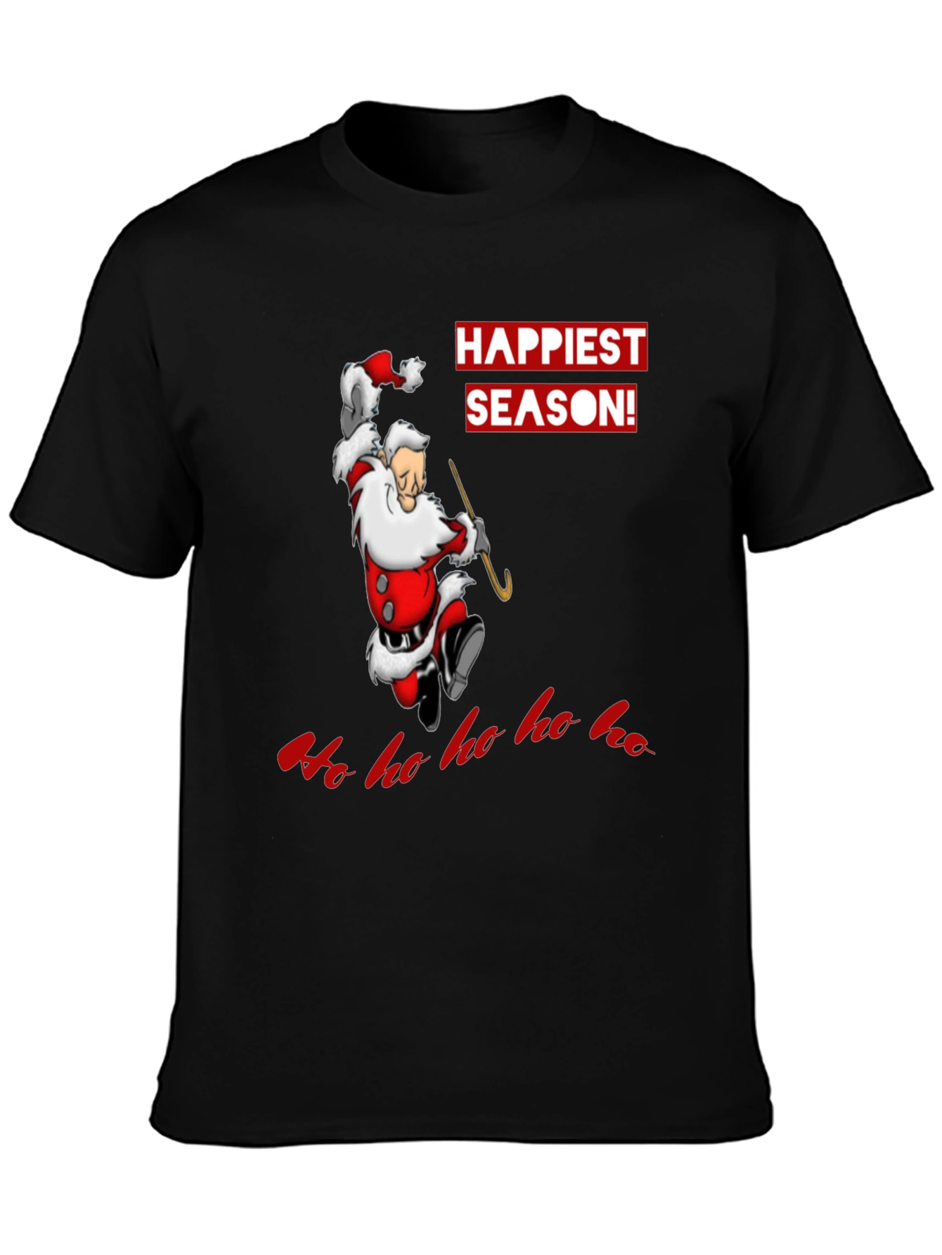Happiest Season Santa Graphic T-Shirt