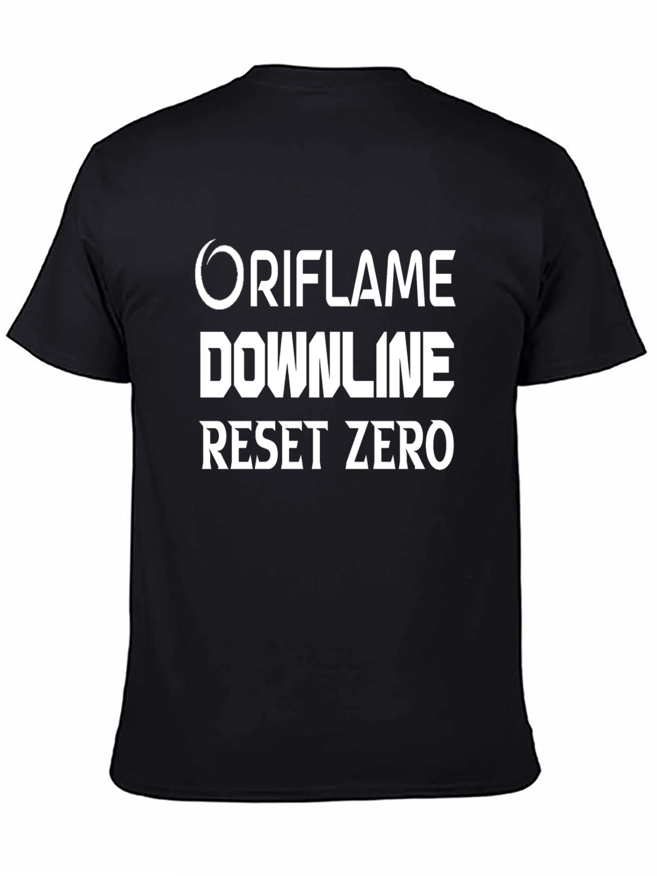 Oriflame Downline Reset Zero Black T-Shirt
