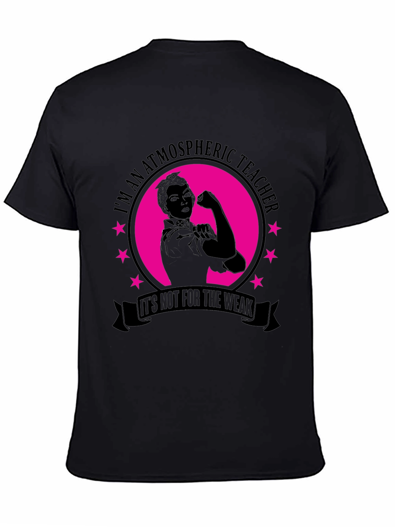 Atmospheric Teacher T-Shirt - Rosie the Riveter Inspired