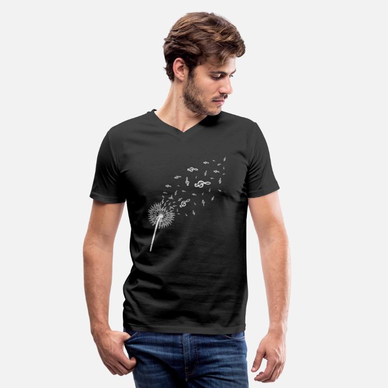 Treble clef dandelion music clef