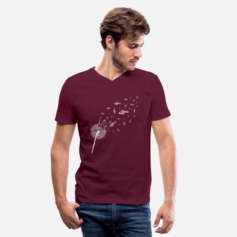 Treble clef dandelion music clef