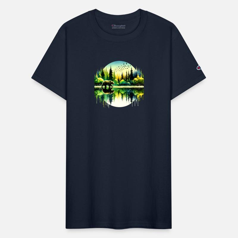 Trees Reflection Wildlife Nature Outdoor Forest