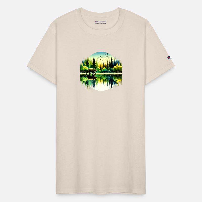 Trees Reflection Wildlife Nature Outdoor Forest