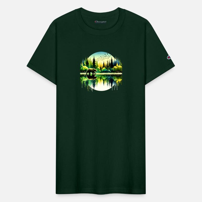Trees Reflection Wildlife Nature Outdoor Forest