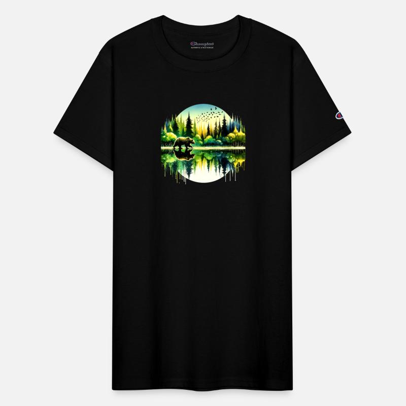Trees Reflection Wildlife Nature Outdoor Forest