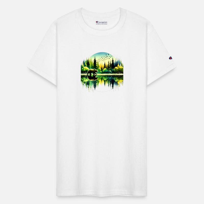 Trees Reflection Wildlife Nature Outdoor Forest