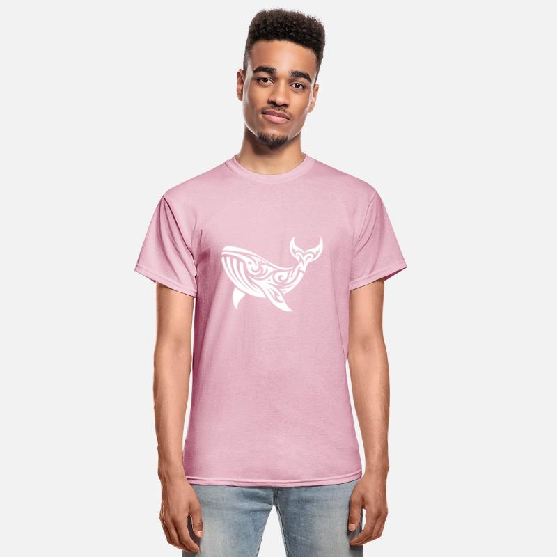 Tribal Tattoo Style Whale Swimming Sea Creature