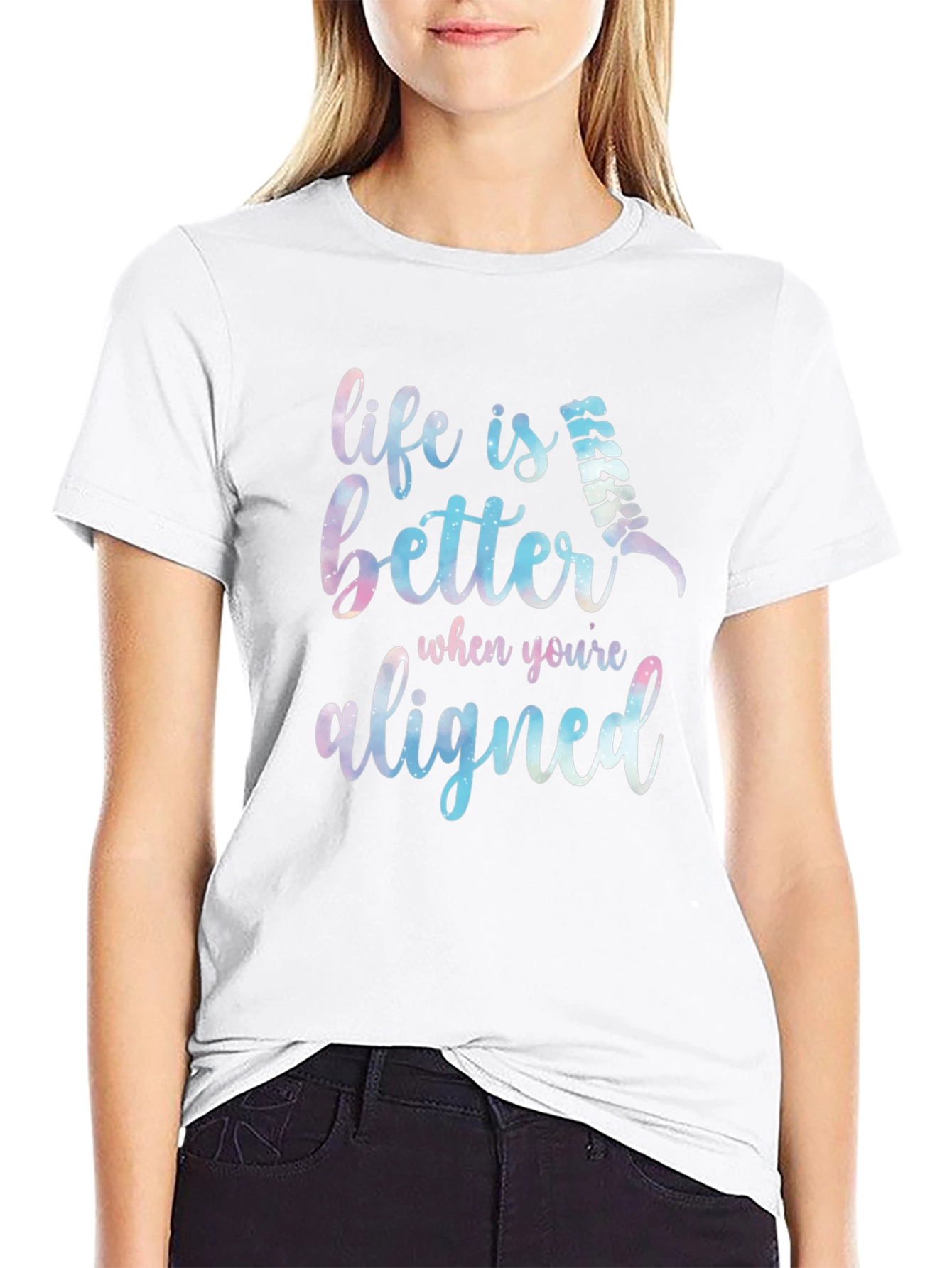 Chiropractor Aligned Life T-Shirt
