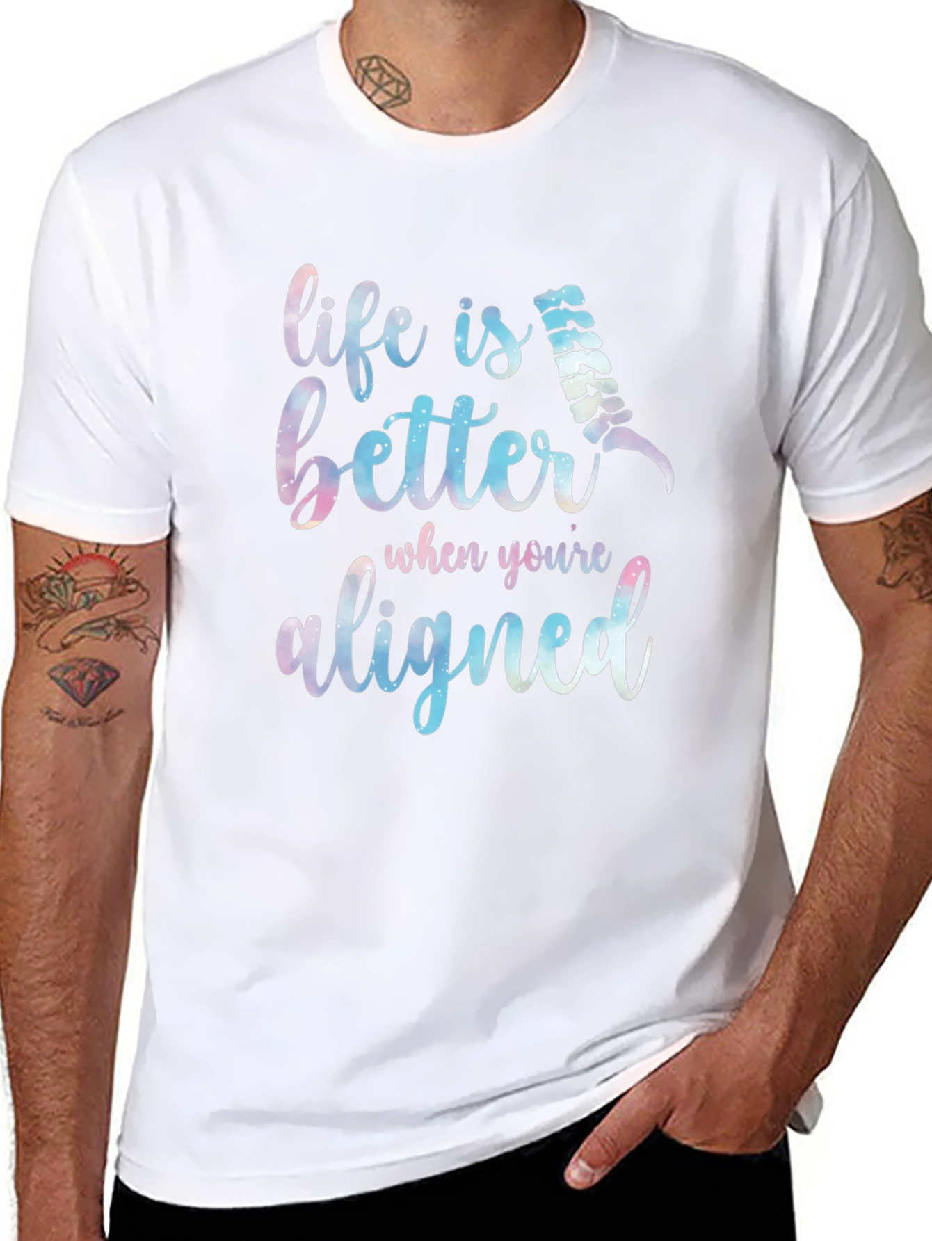Chiropractor Aligned Life T-Shirt