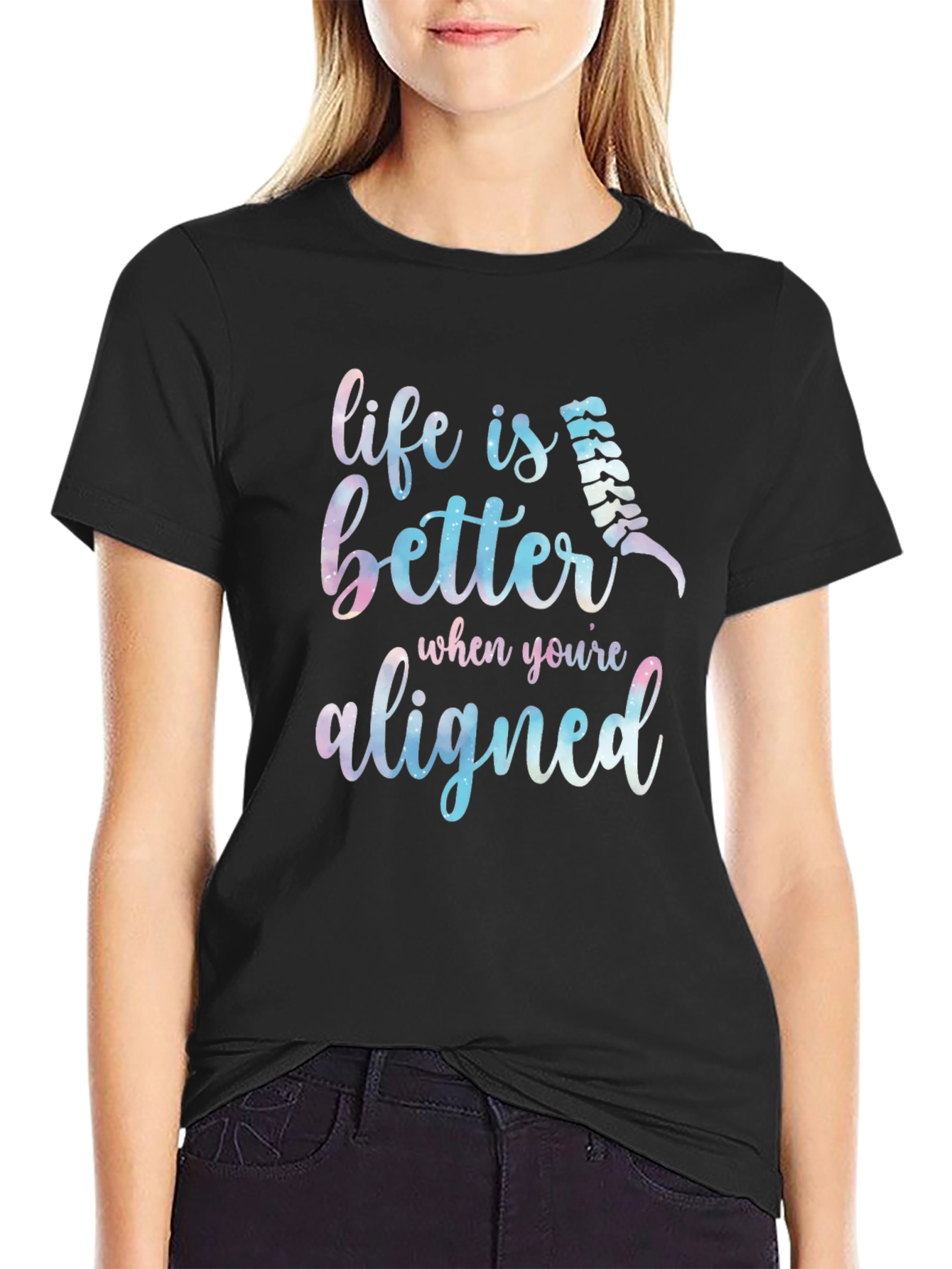 Chiropractor Aligned Life T-Shirt