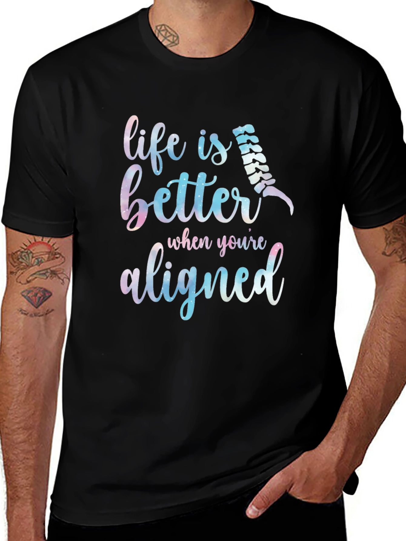 Chiropractor Aligned Life T-Shirt