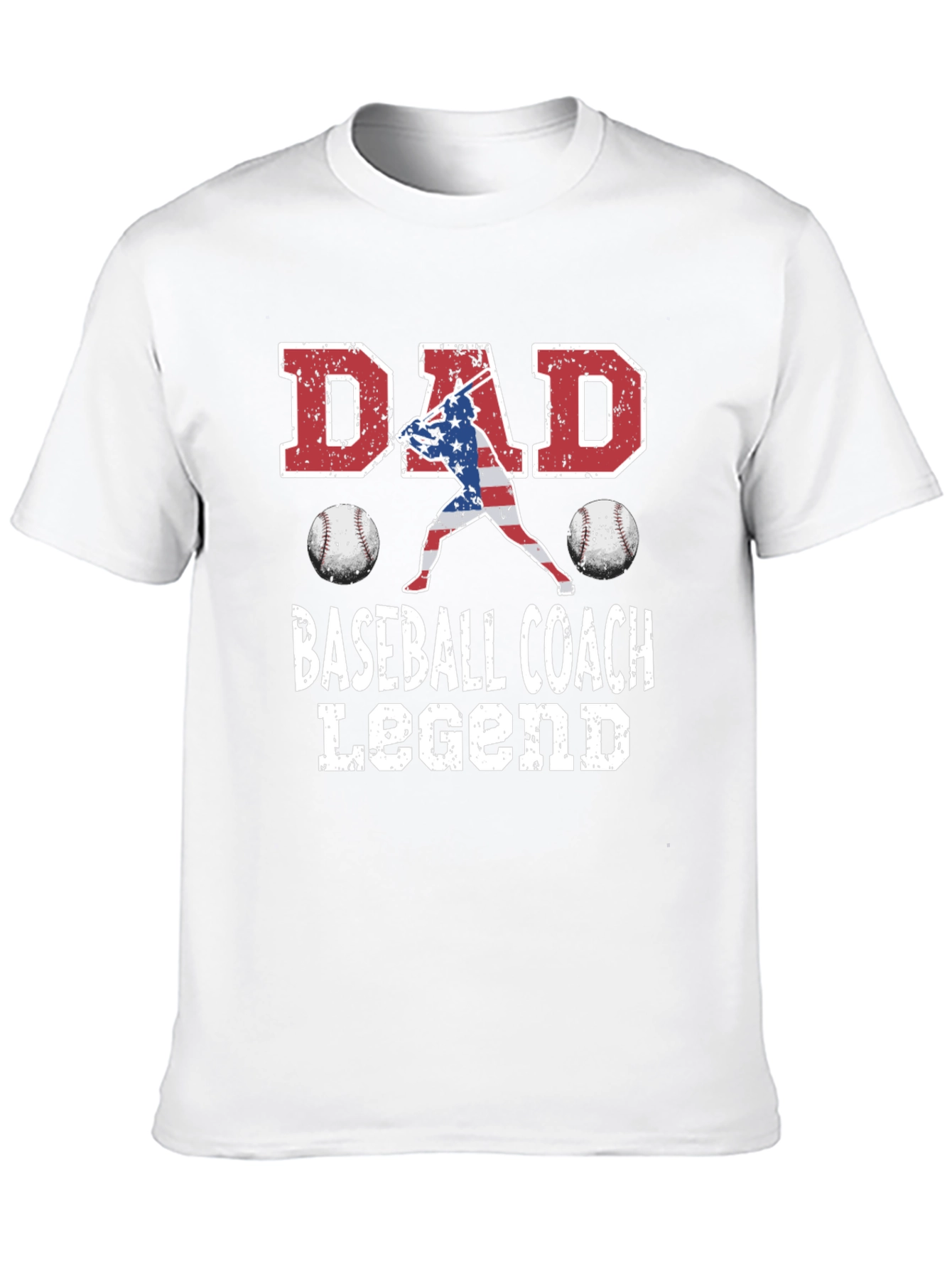 Dad Baseball Coach Legend T-Shirt