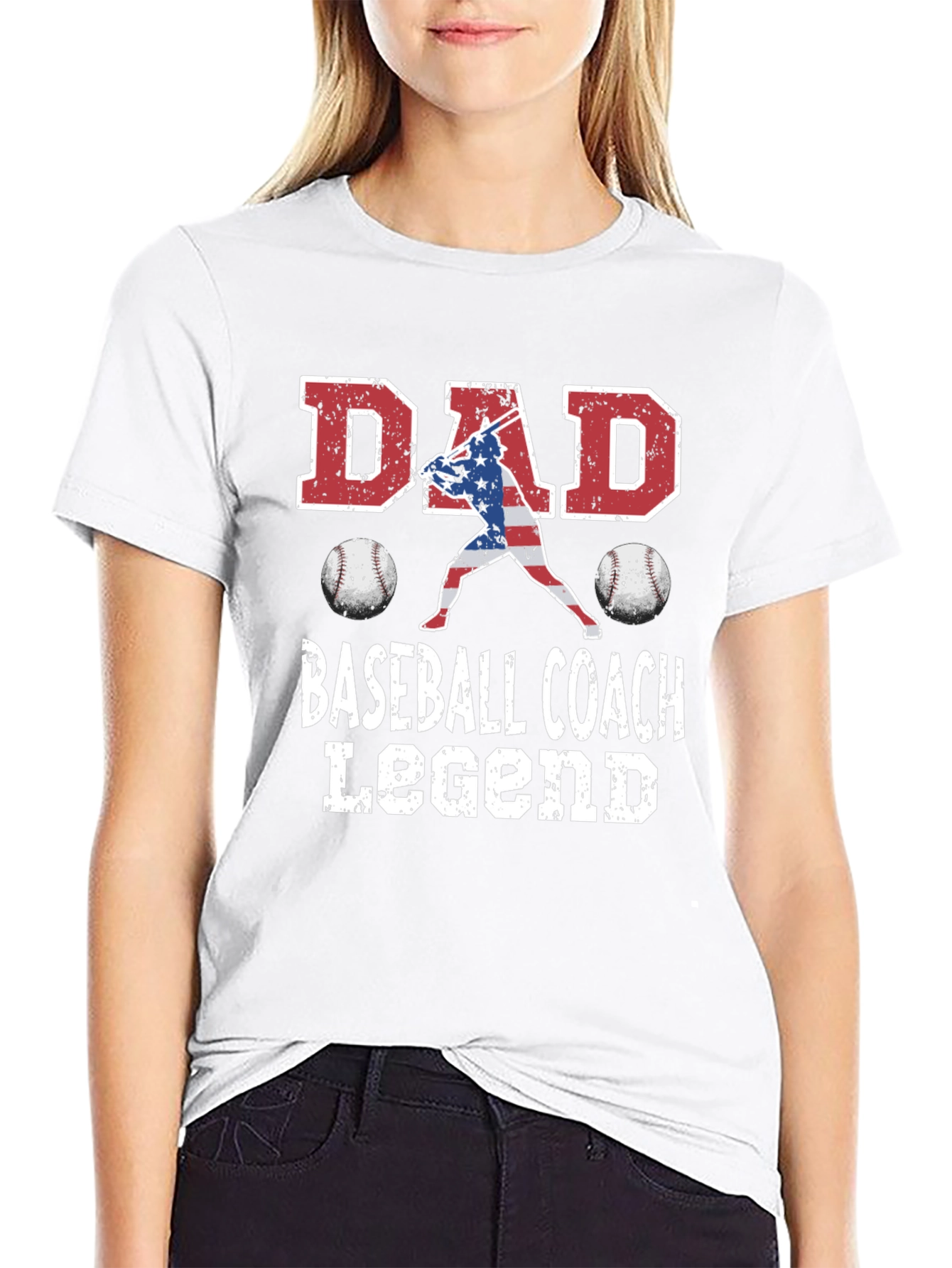 Dad Baseball Coach Legend T-Shirt
