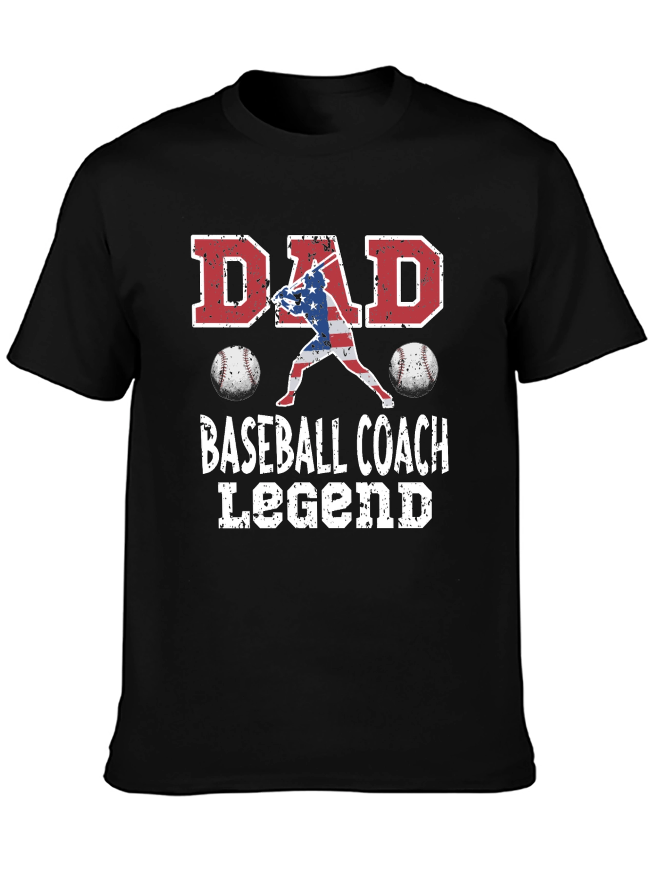 Dad Baseball Coach Legend T-Shirt