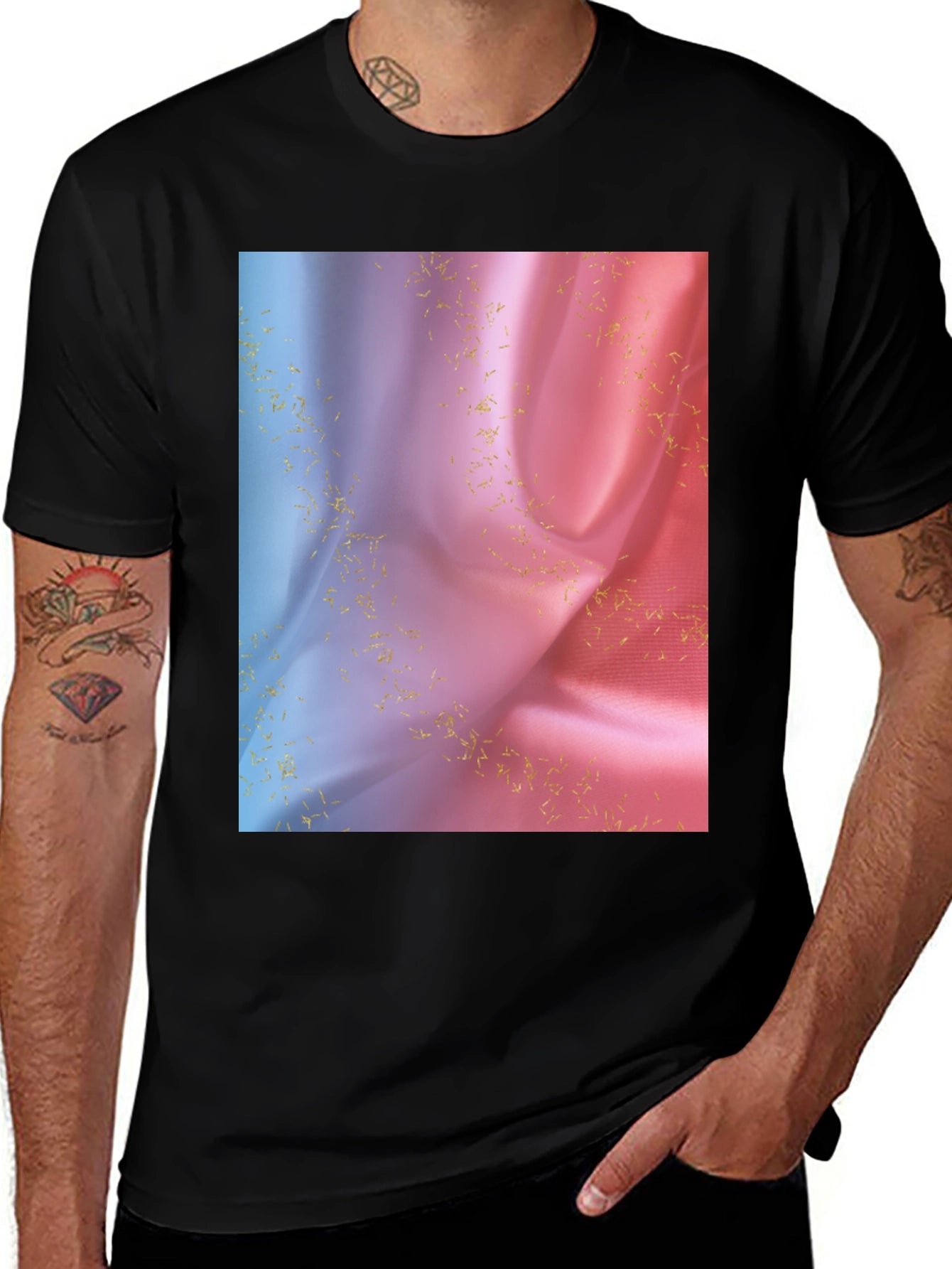 Silk Gradient T-Shirt