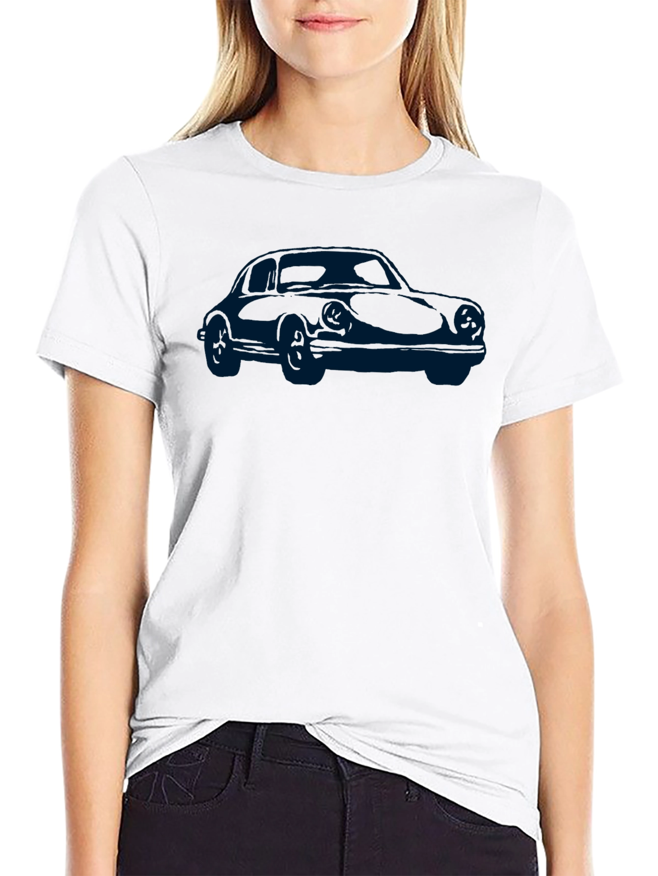 Classic Car Graphic Tee - Mens Black T-Shirt