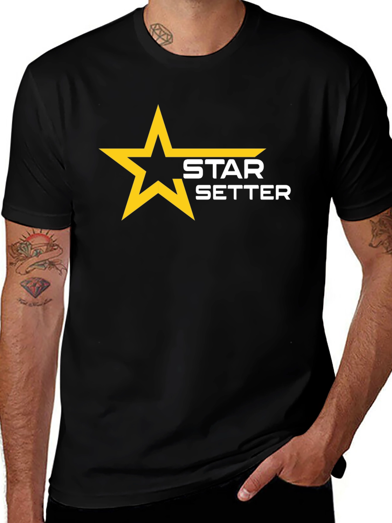 Star Setter Graphic T-Shirt - Black