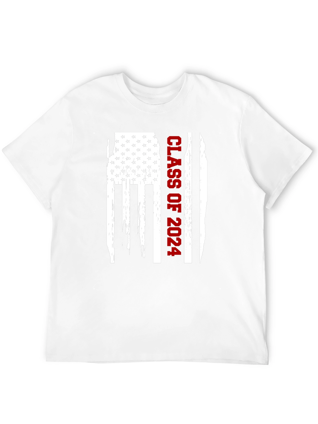Class of 2024 American Flag T-Shirt