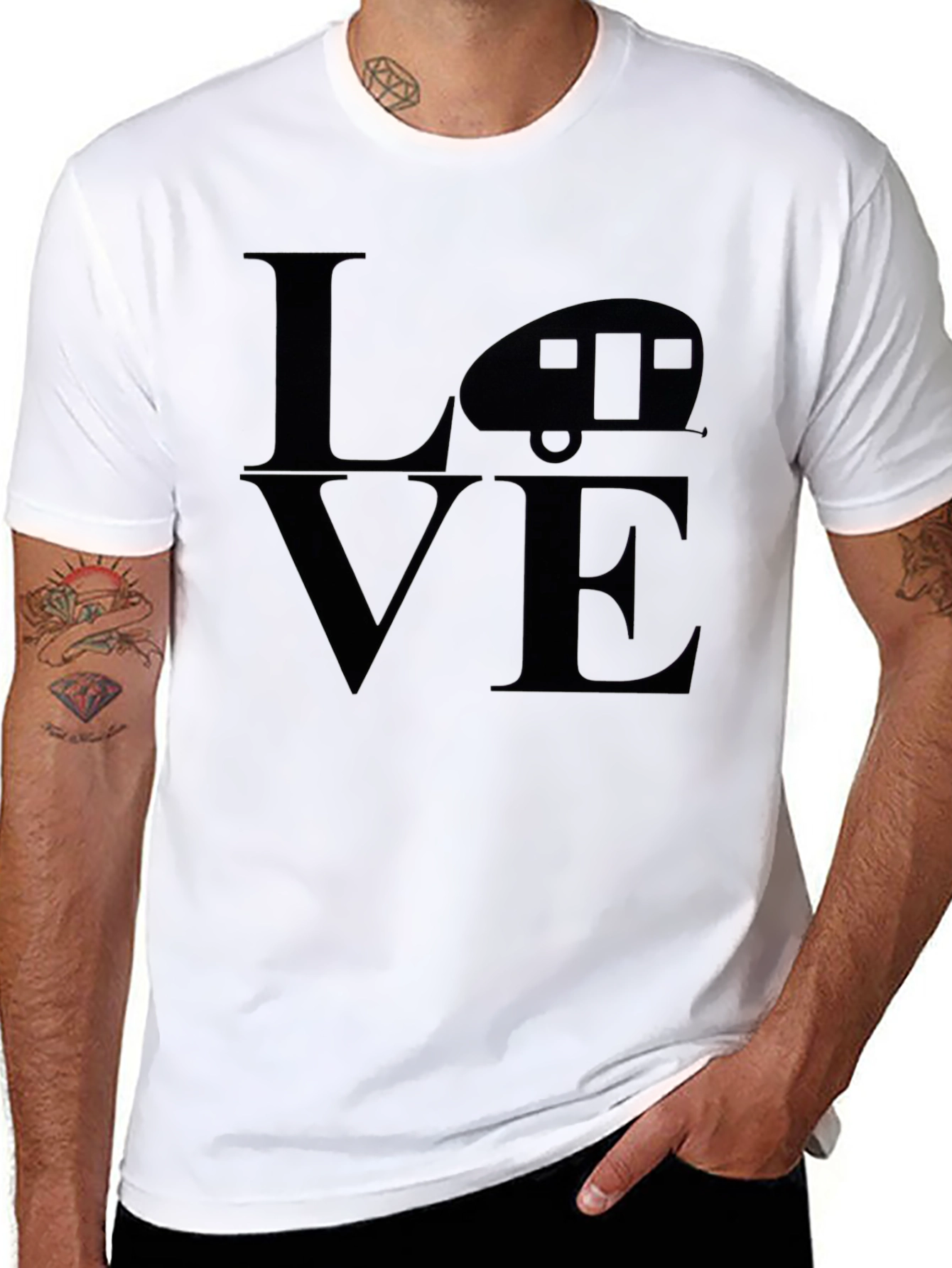 Love Camping T-Shirt - RV Camper Graphic Tee
