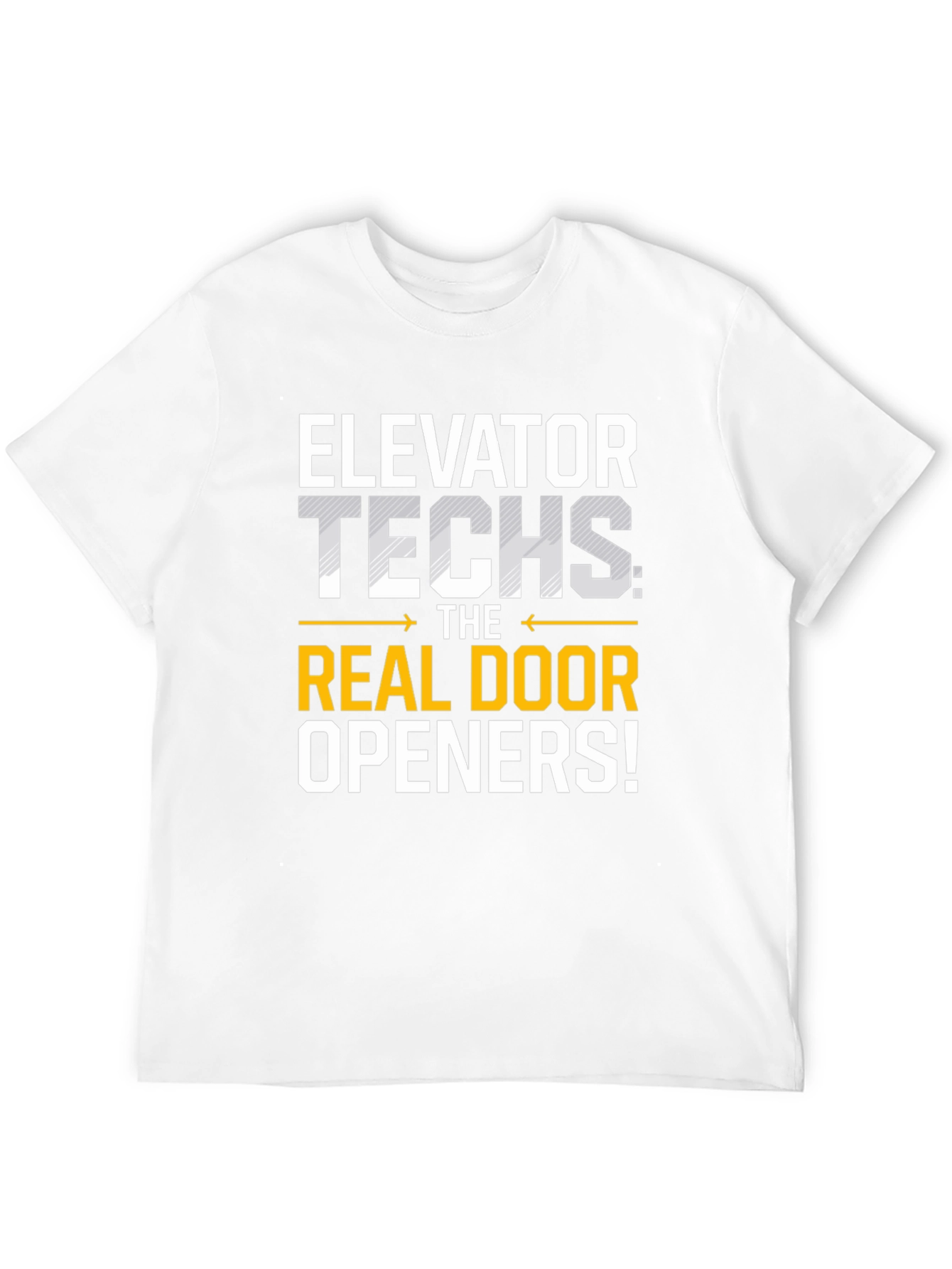 Elevator Techs Real Door Openers Graphic T-Shirt