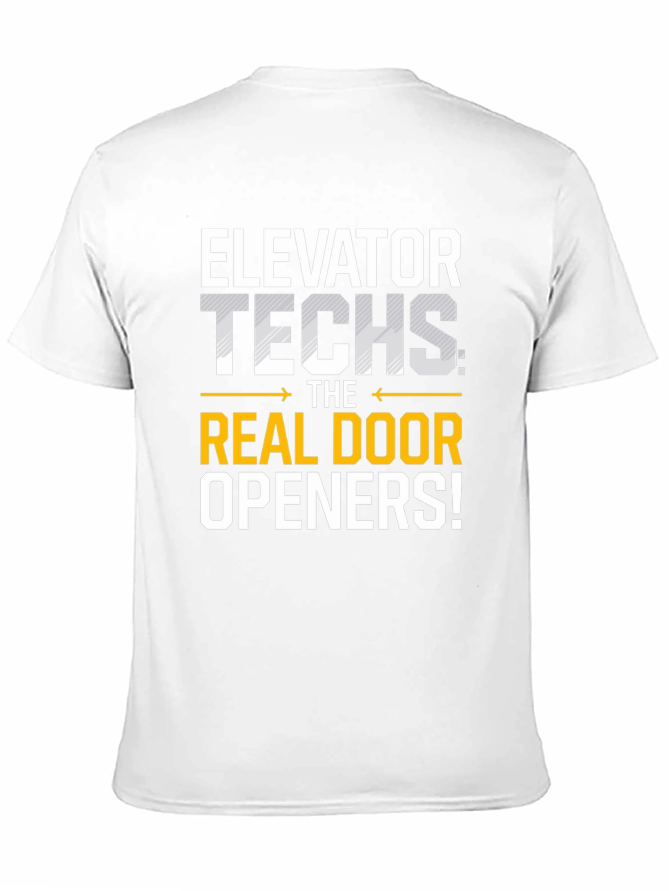 Elevator Techs Real Door Openers Graphic T-Shirt