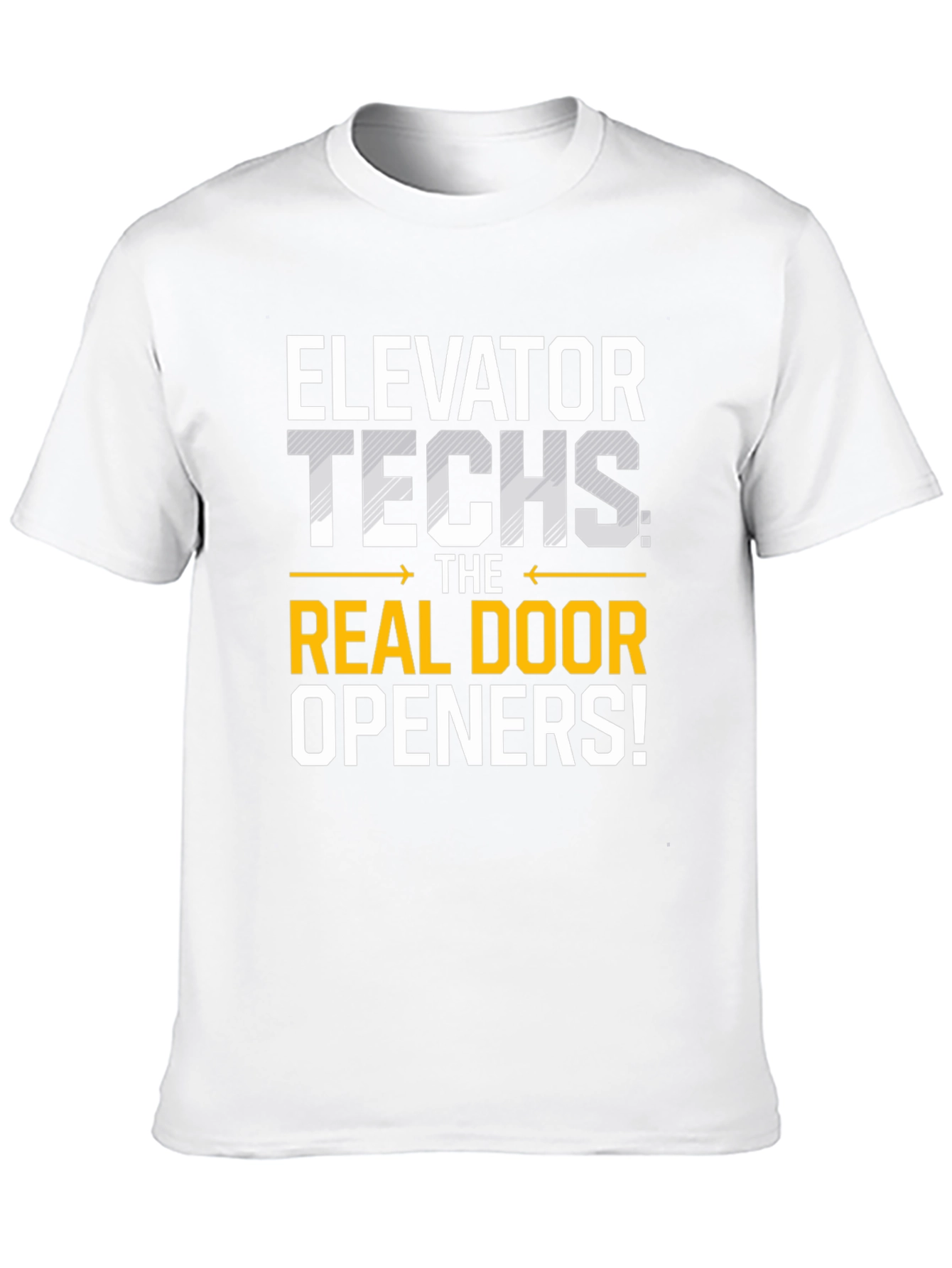 Elevator Techs Real Door Openers Graphic T-Shirt
