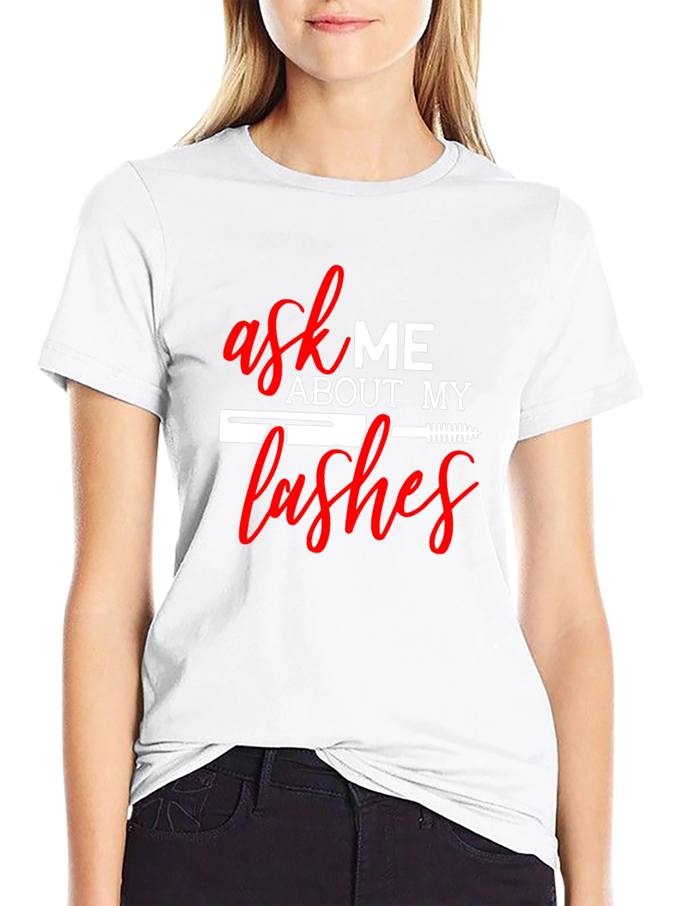 Ask Me About My Lashes T-Shirt