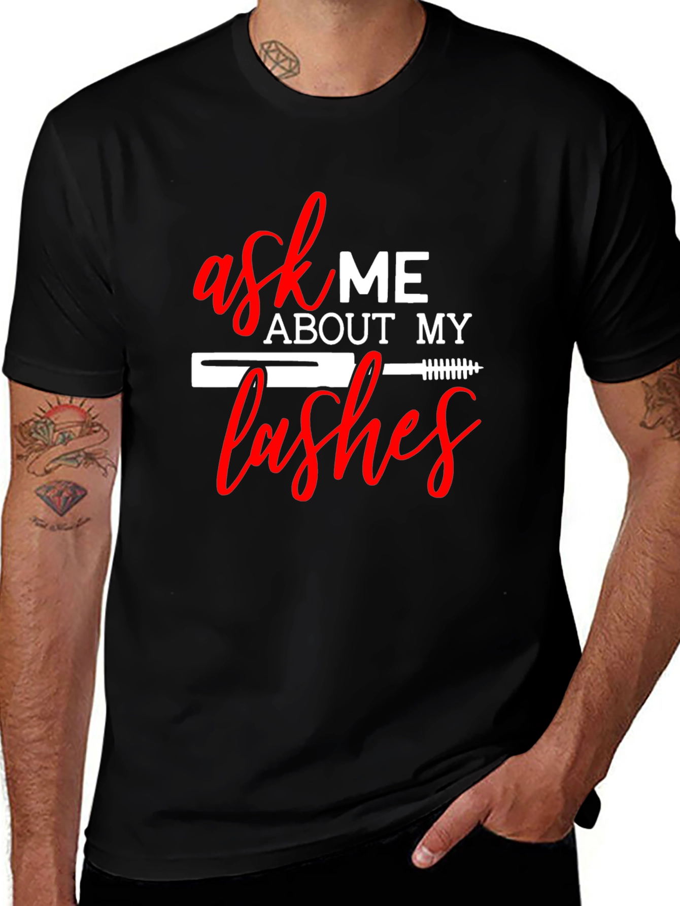 Ask Me About My Lashes T-Shirt
