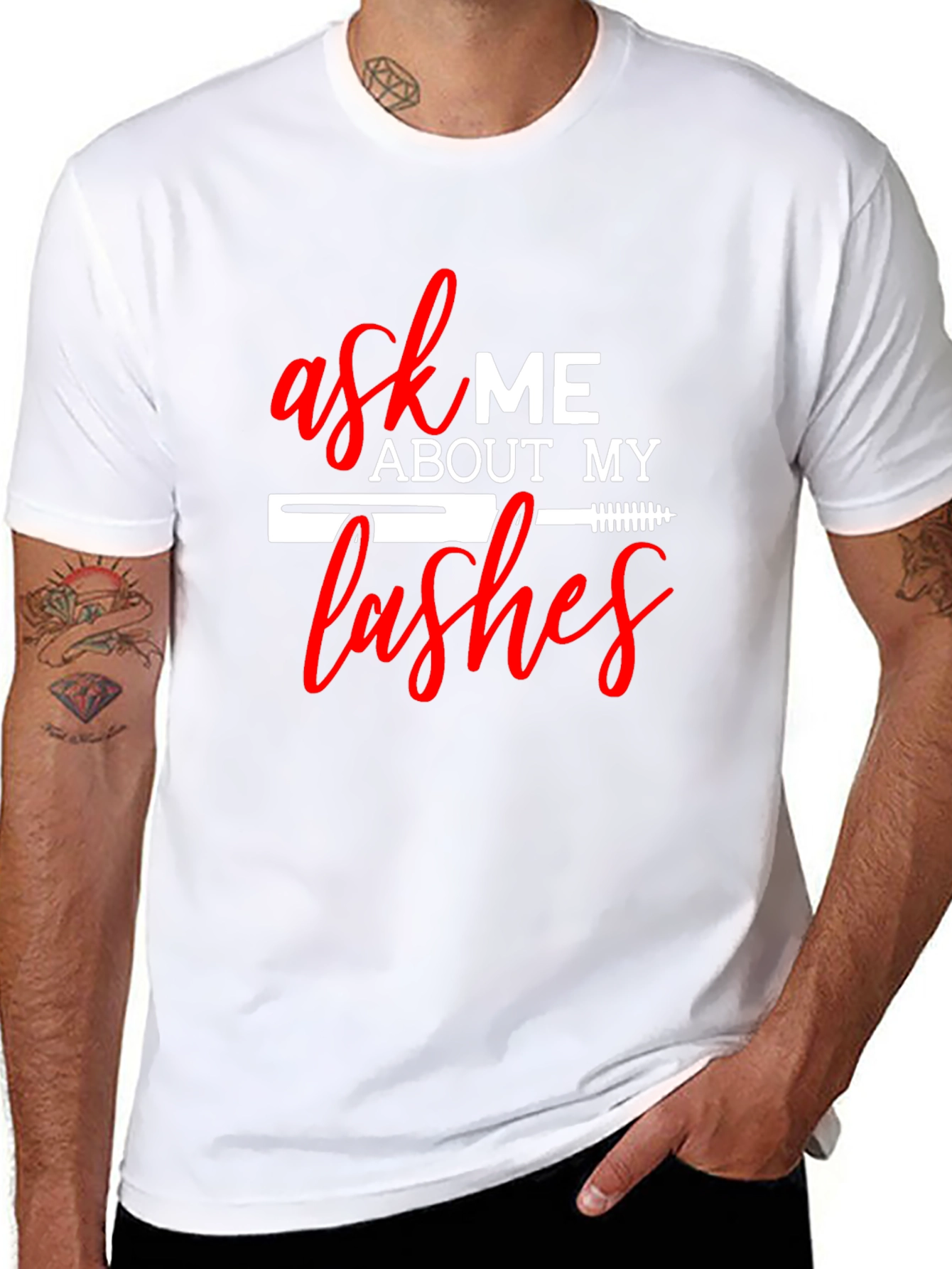 Ask Me About My Lashes T-Shirt