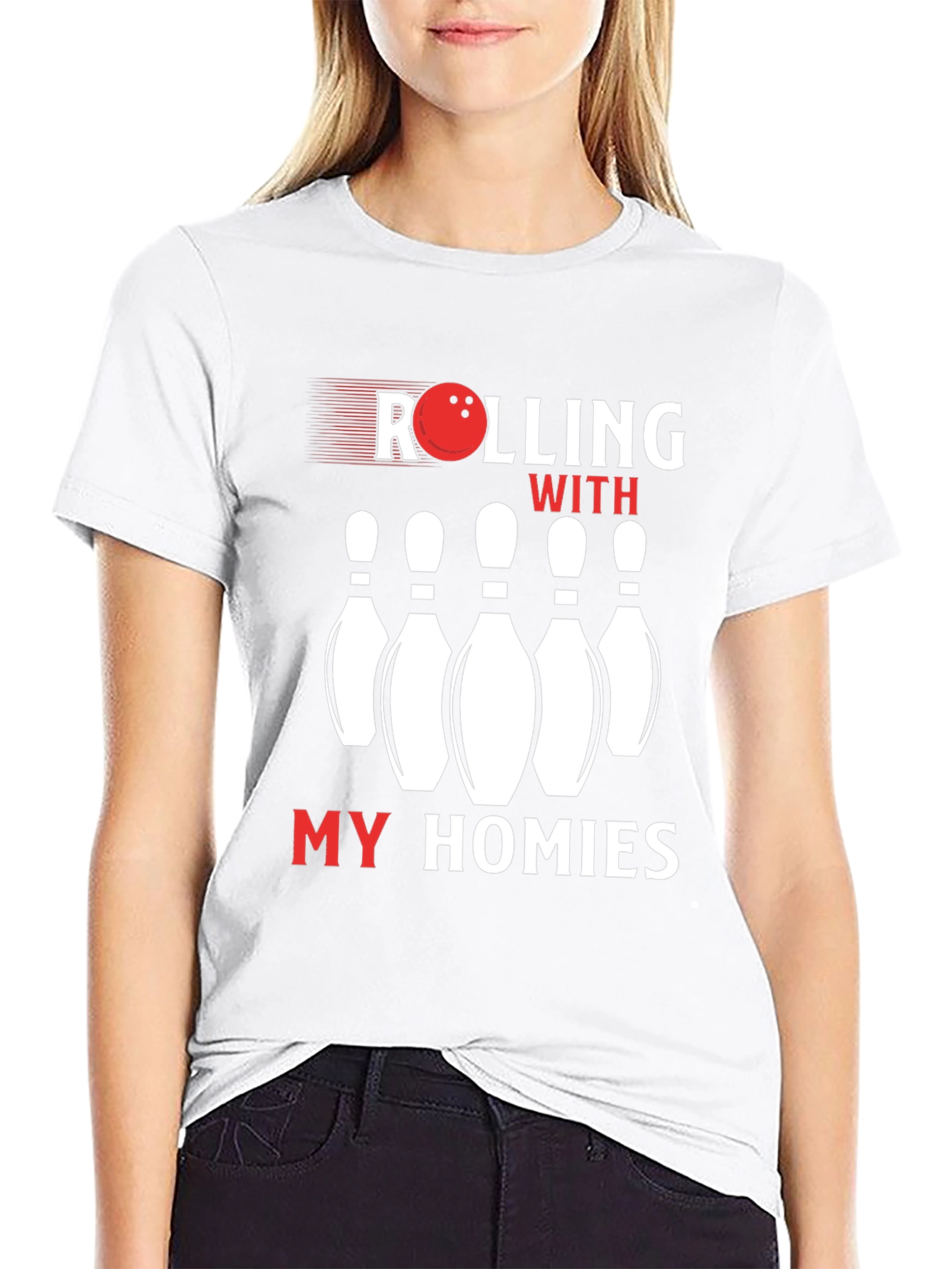 Rolling With My Homies Bowling T-Shirt