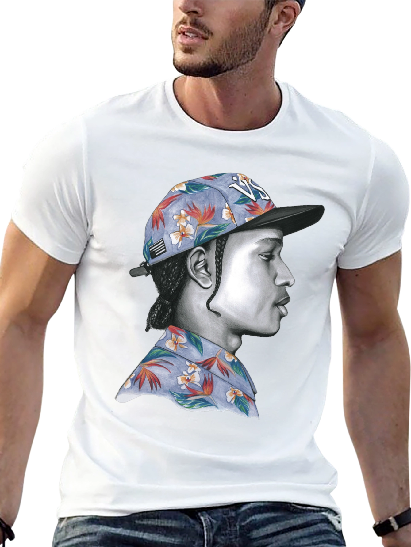 A$AP Rocky Portrait T-Shirt - Graphic Tee