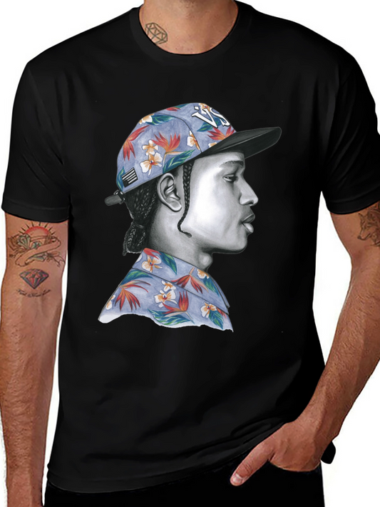 A$AP Rocky Portrait T-Shirt - Graphic Tee