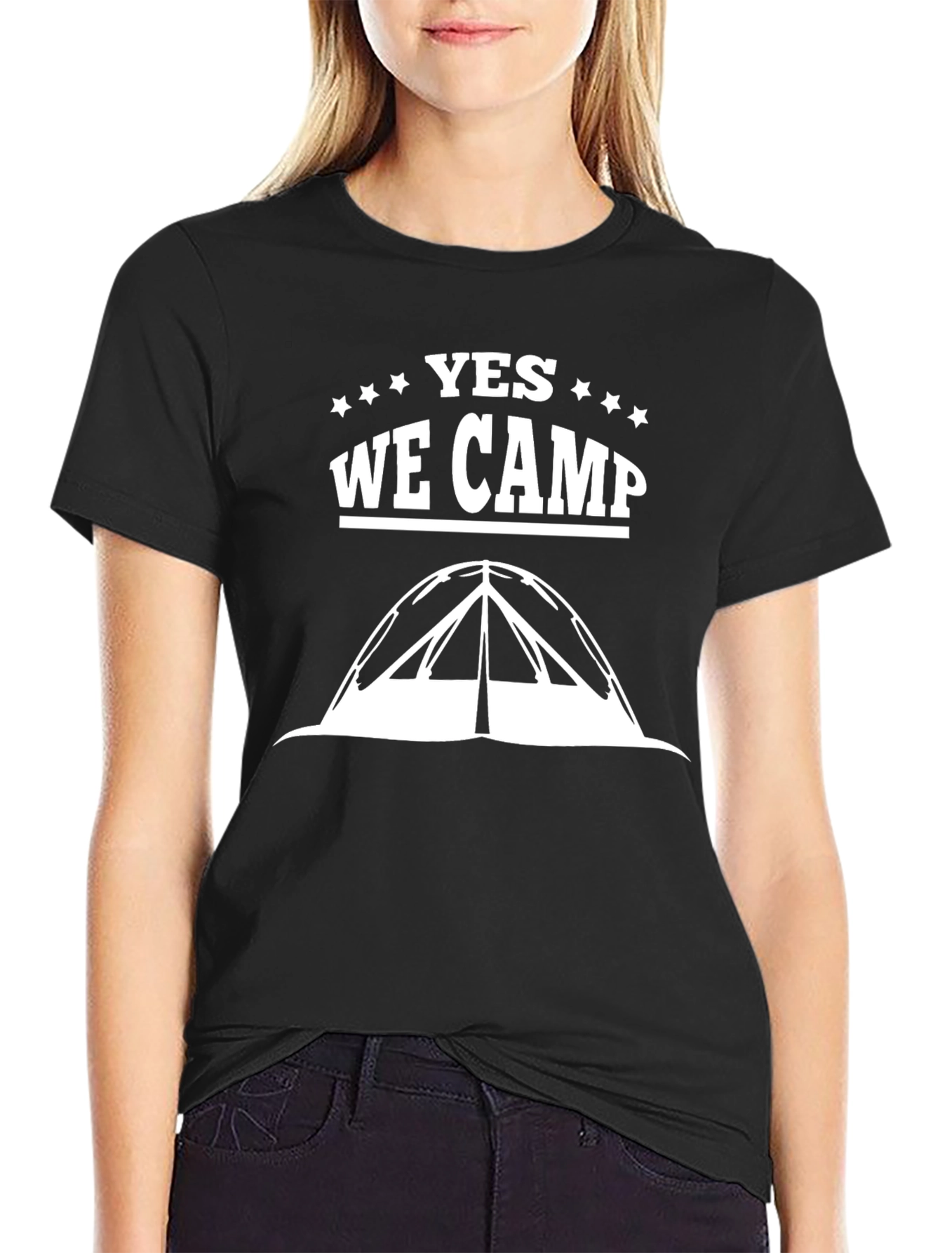 Yes We Camp T-Shirt - Camping Adventure Tee