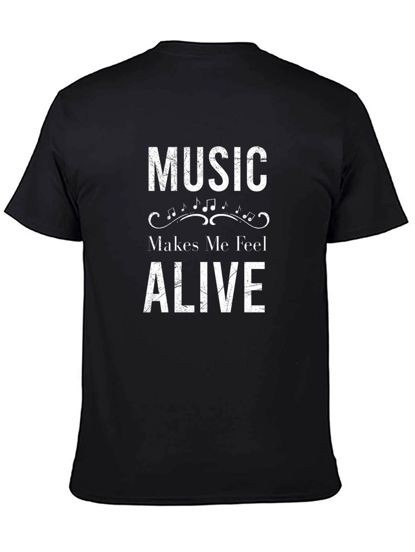 Music Makes Me Feel Alive Graphic T-Shirt