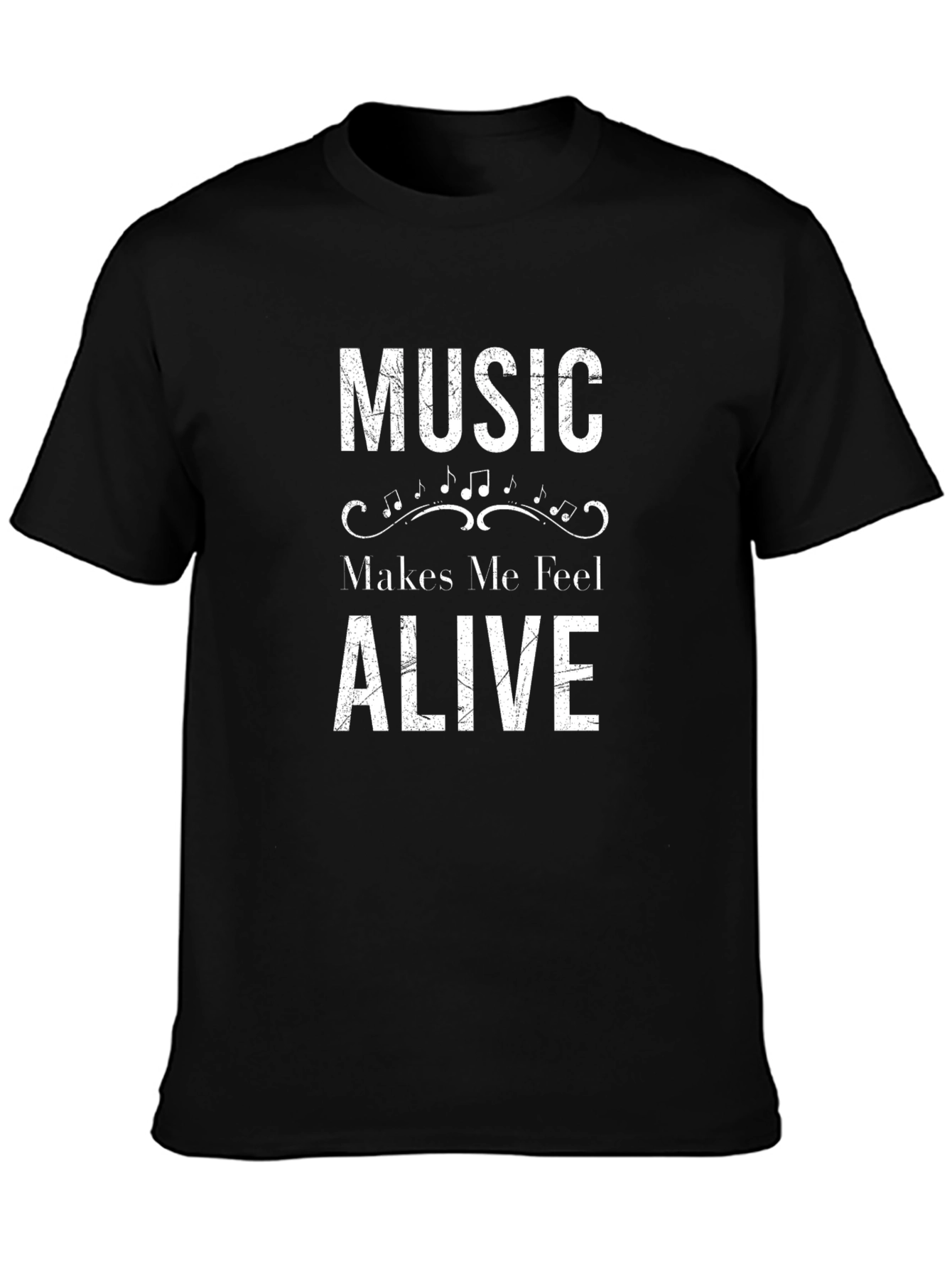 Music Makes Me Feel Alive Graphic T-Shirt