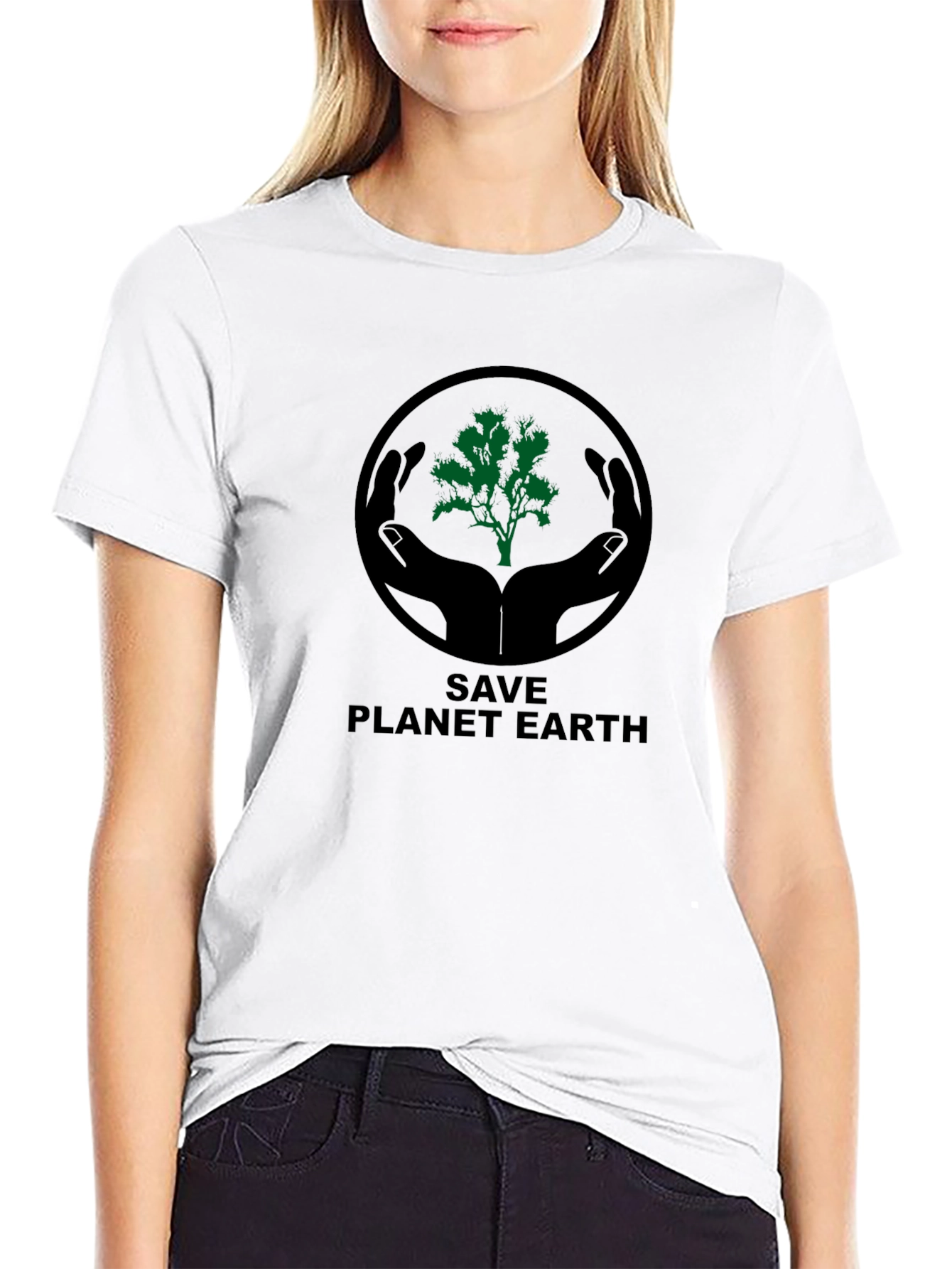 Save Planet Earth Graphic T-Shirt - Eco Friendly