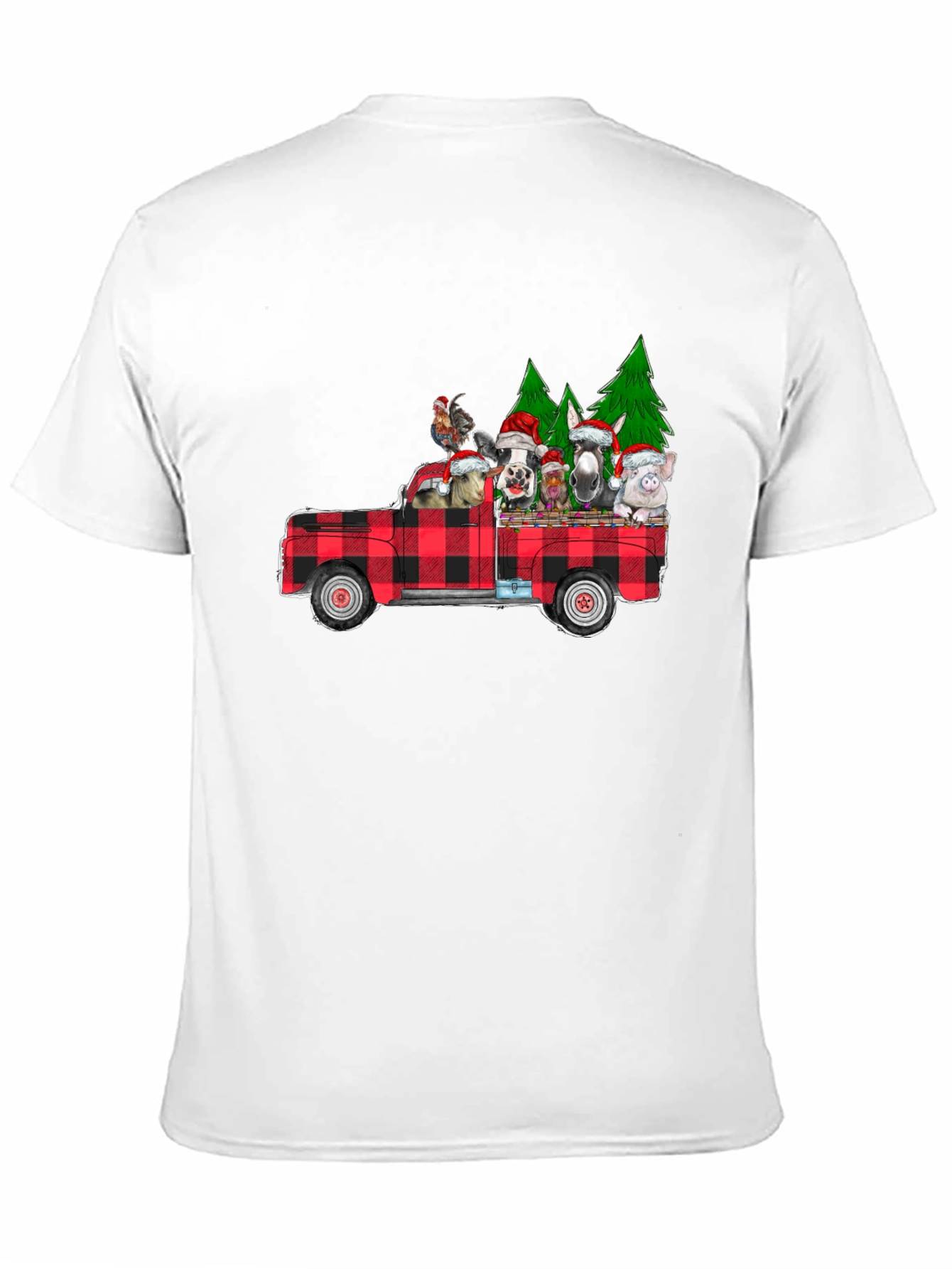 Holiday Farm Animal Truck T-Shirt
