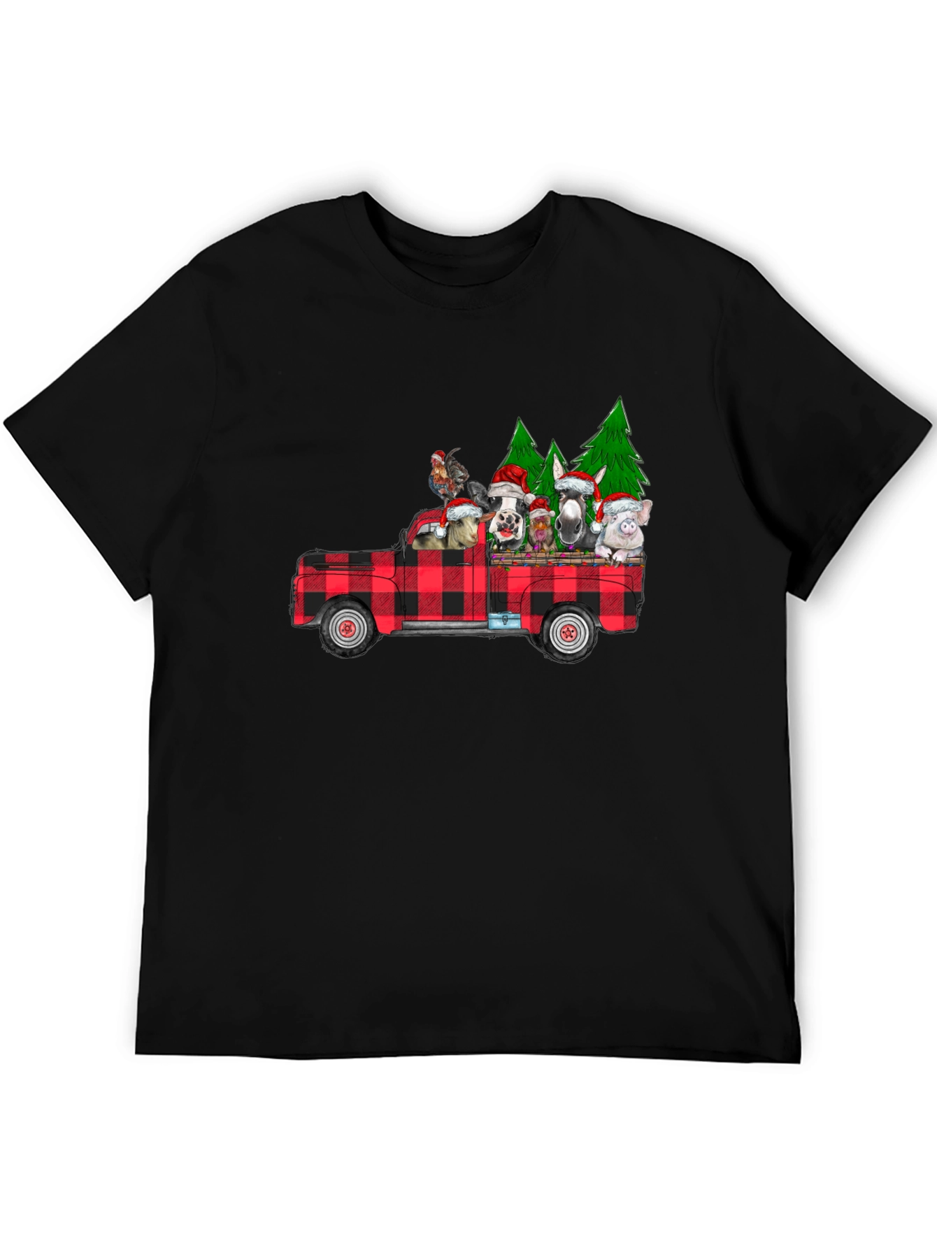 Holiday Farm Animal Truck T-Shirt