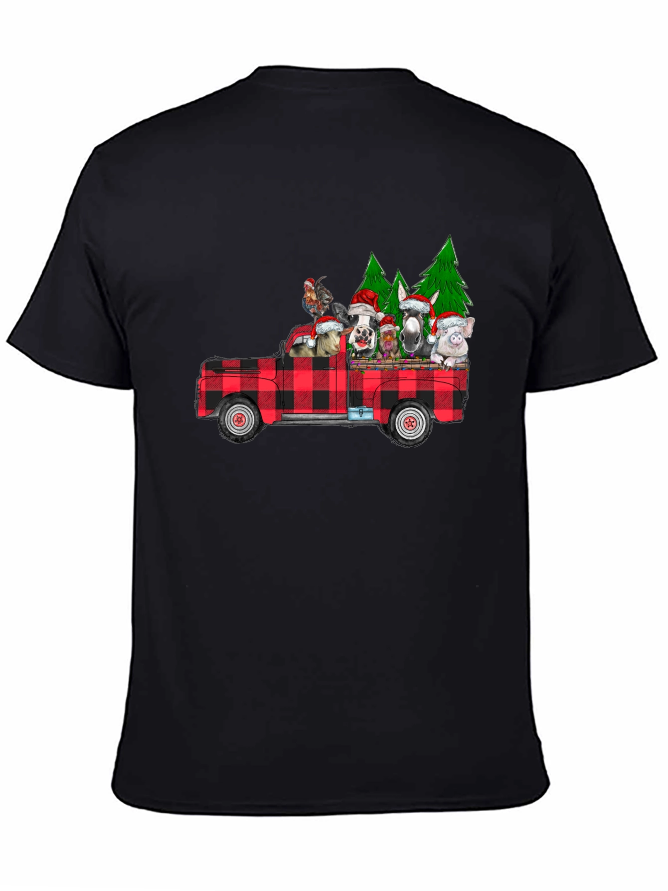 Holiday Farm Animal Truck T-Shirt