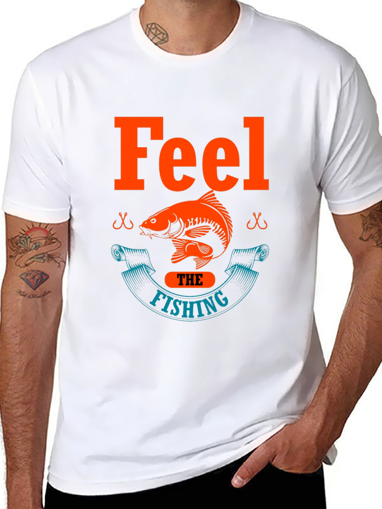 Feel the Fishing T-Shirt - Fisherman Tee