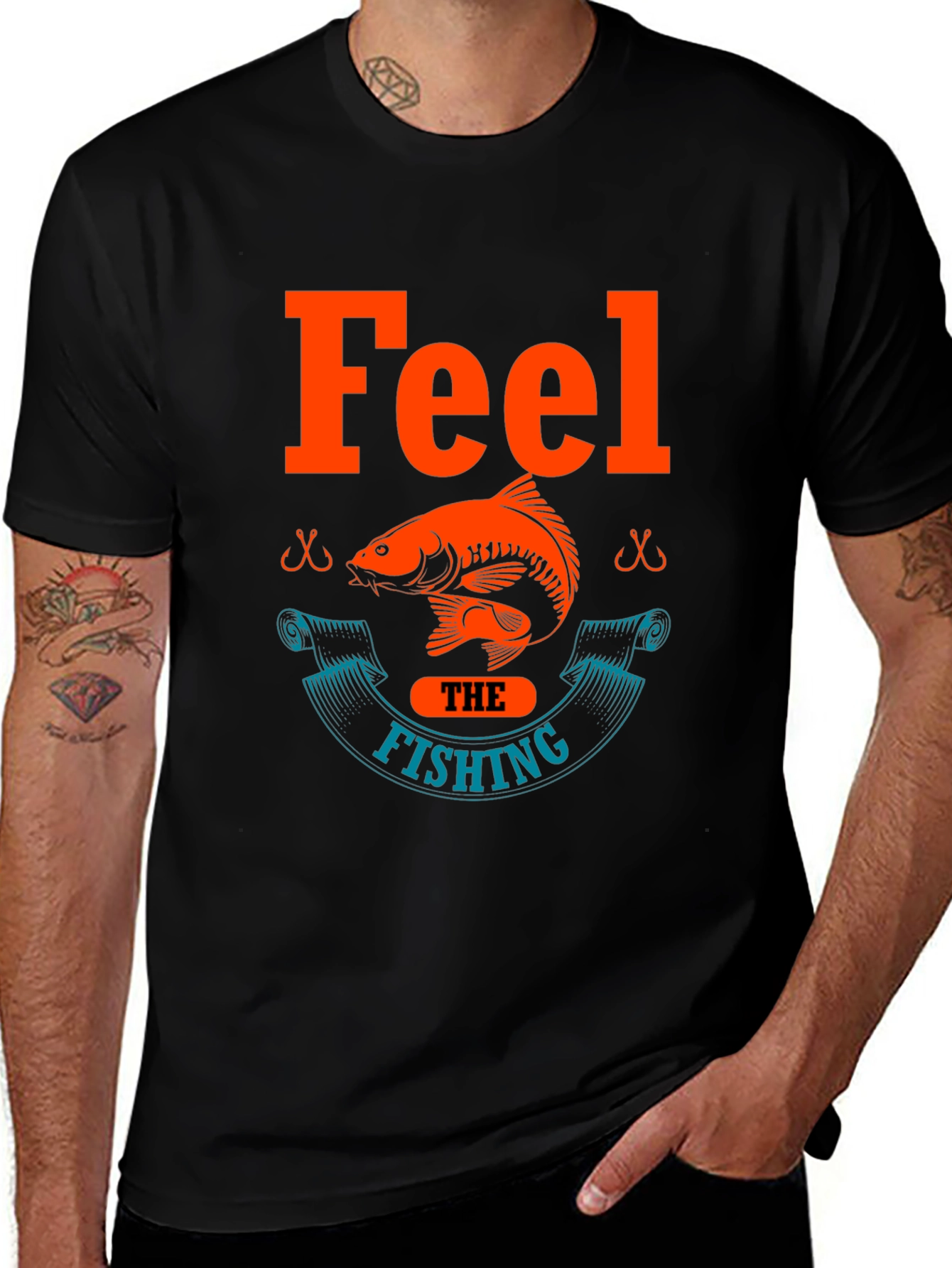 Feel the Fishing T-Shirt - Fisherman Tee