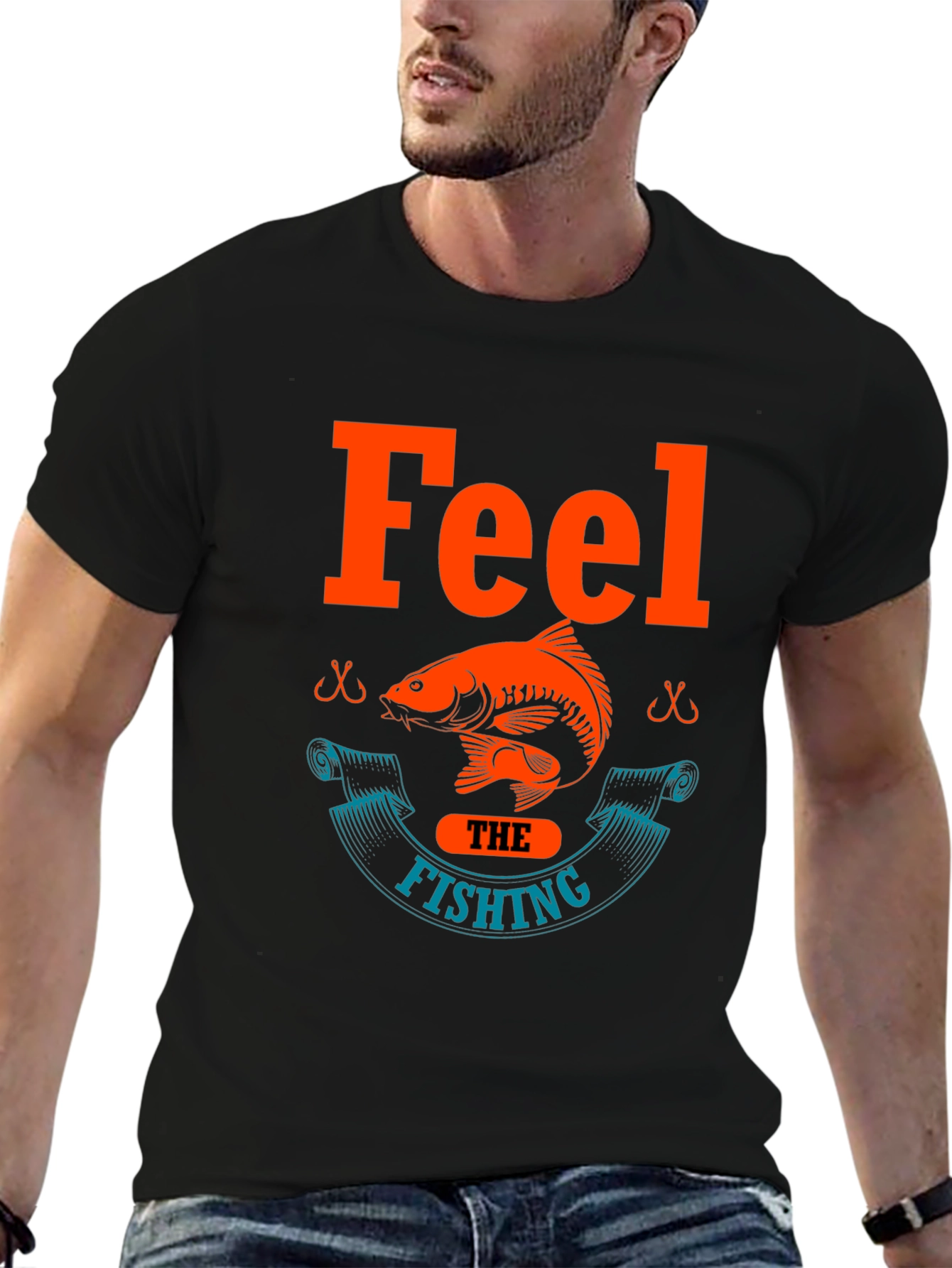 Feel the Fishing T-Shirt - Fisherman Tee